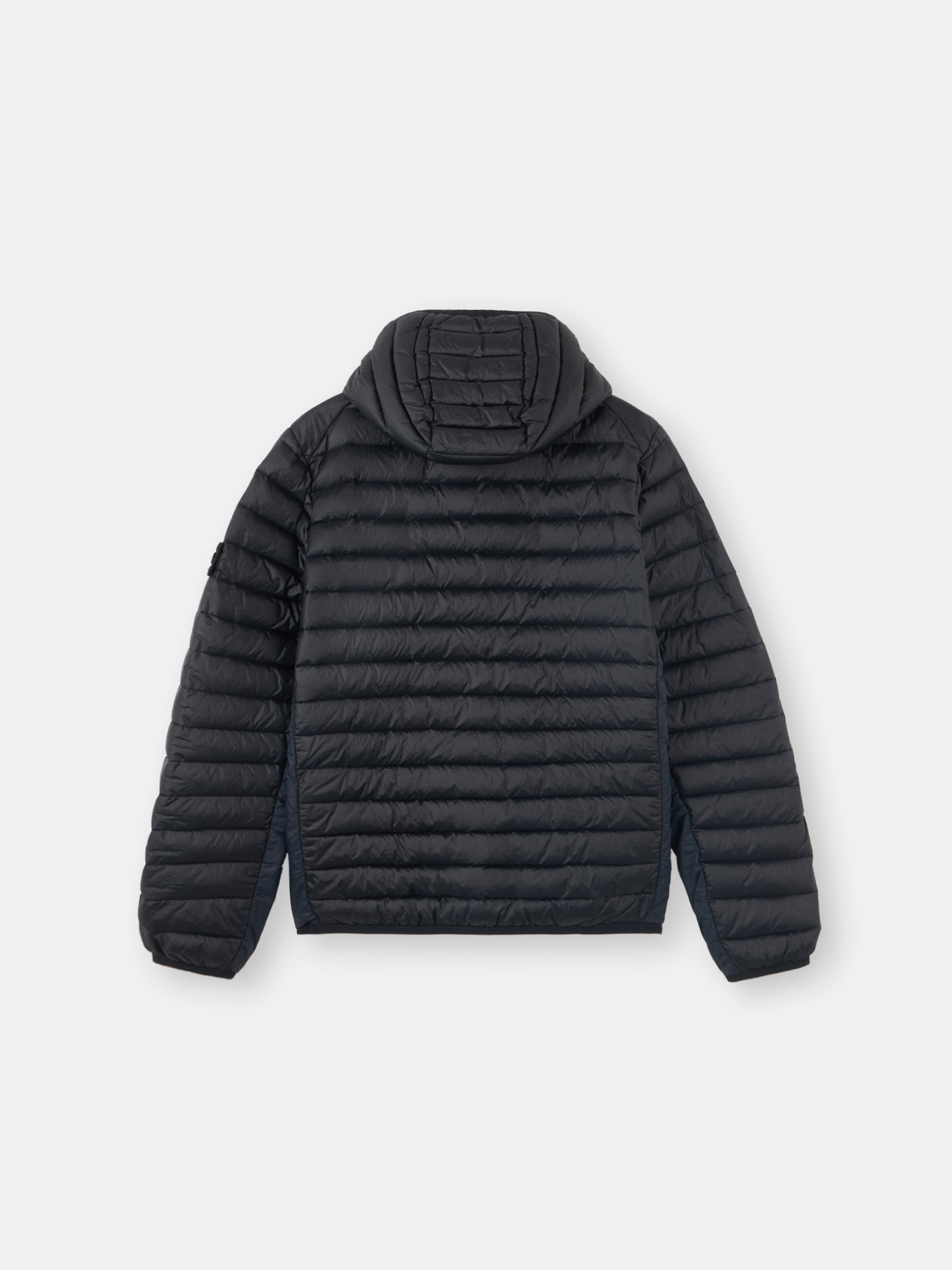 Stone island loom woven zip jacket black online