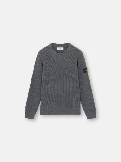 Stone island grey wool jumper online