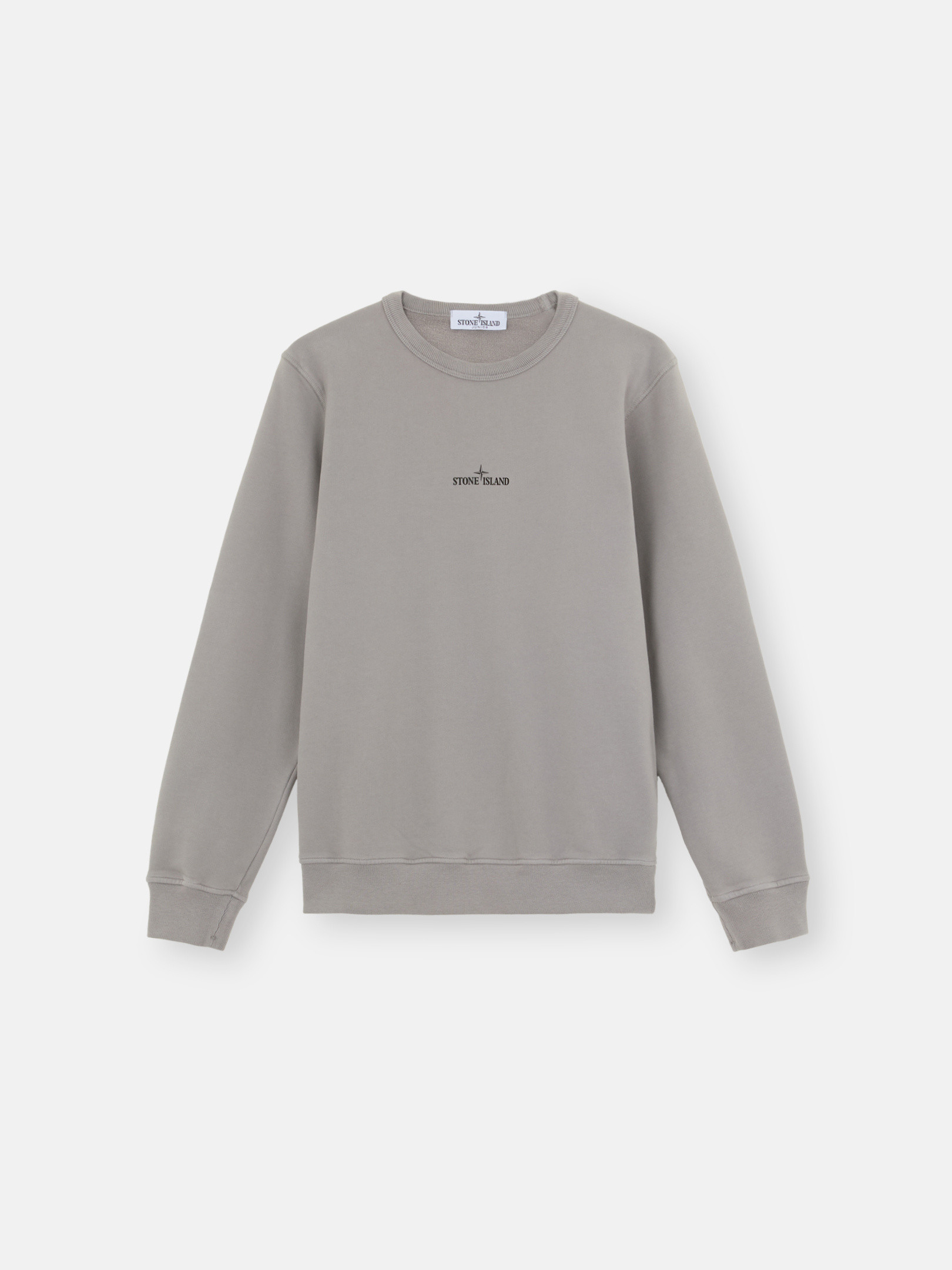 Stone island crew neck sweatshirt grey online