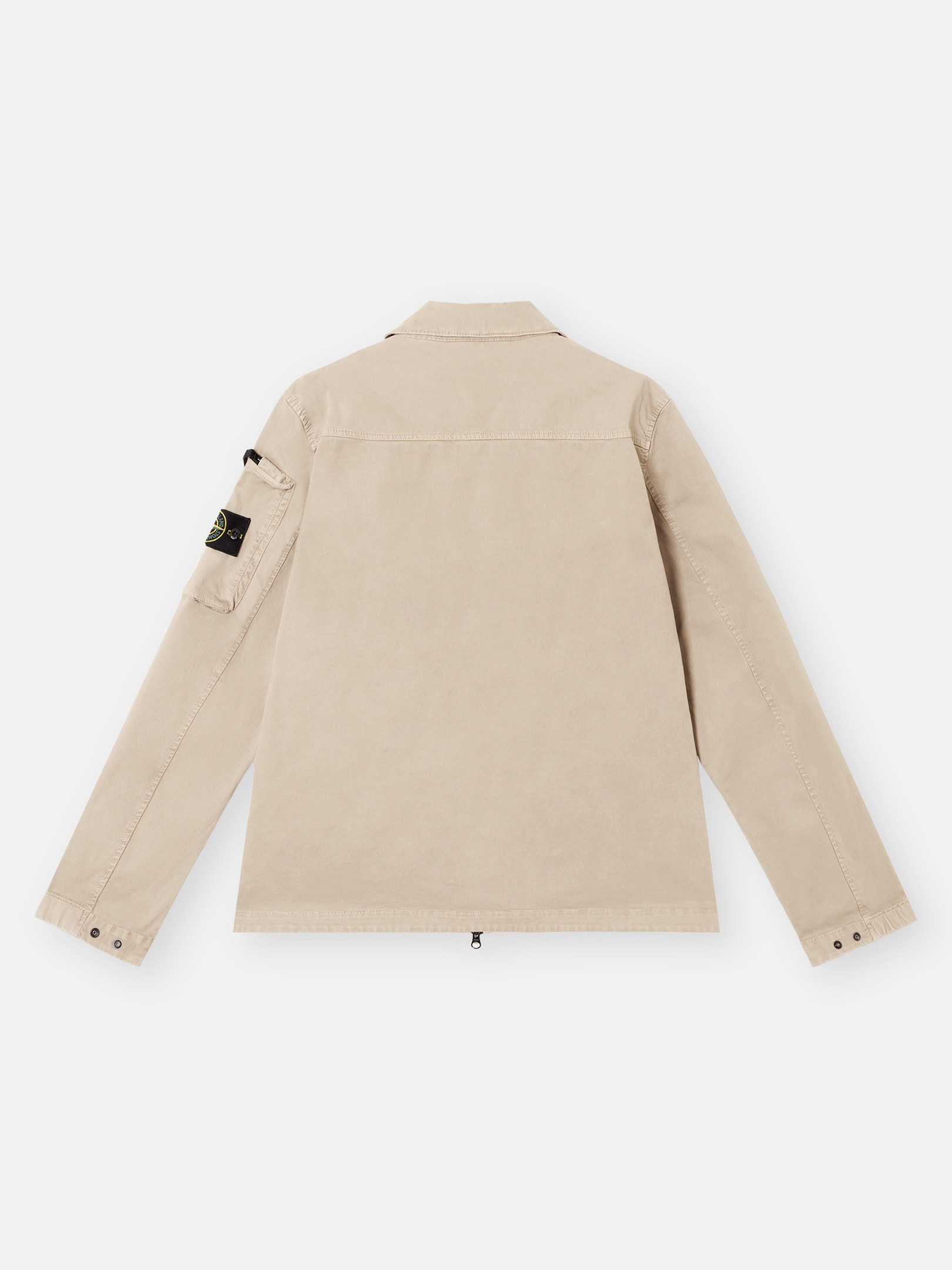 Desert Overshirt with zip fastening 1200003 ORGANIC STRETCH