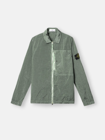 Sage Green 1200005 NYLON METAL IN ECONYL® Overshirt with