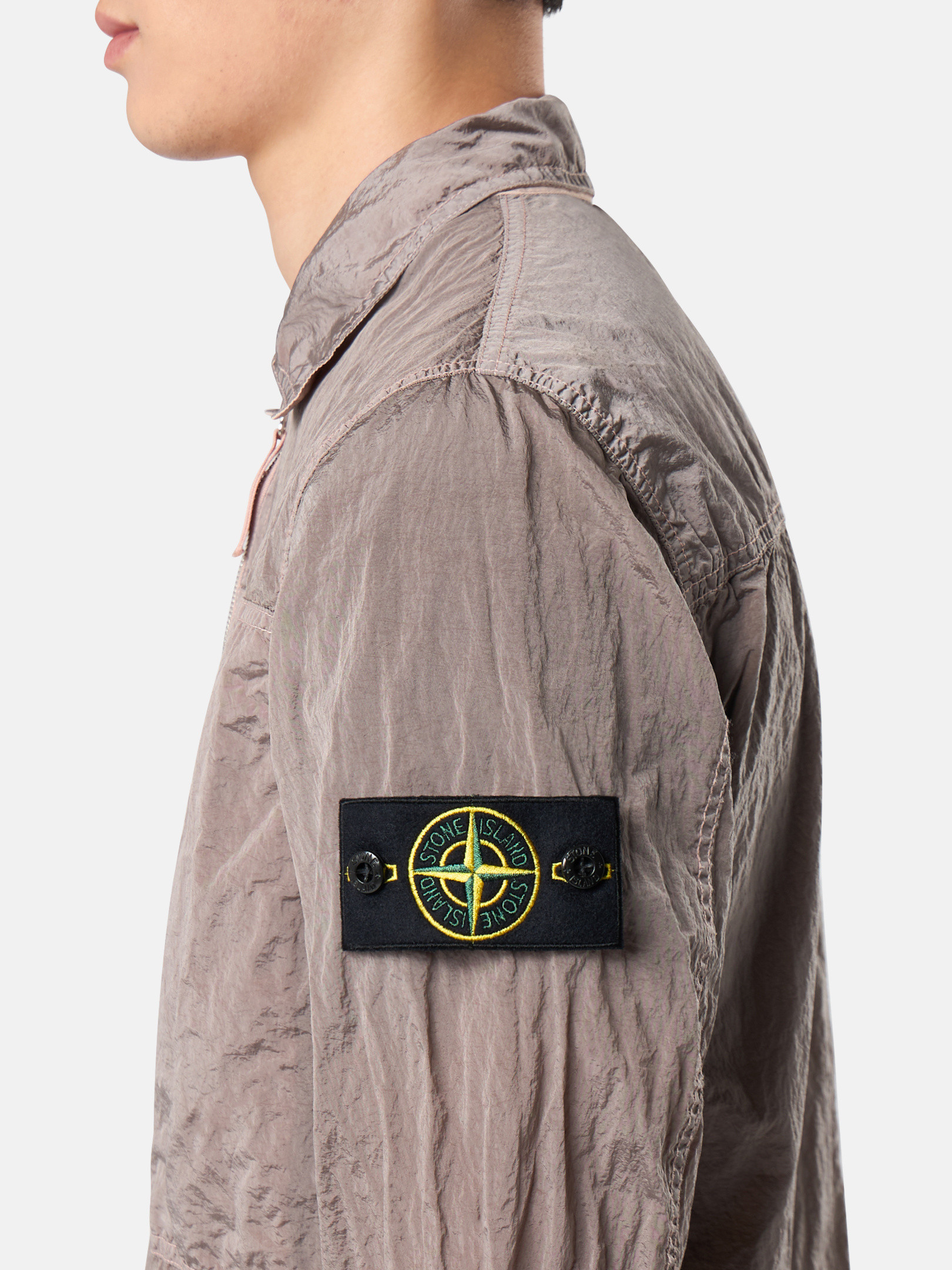 STONE ISLAND -NYLON METAL IN ECONYL OVER SHIRT- – メイクス