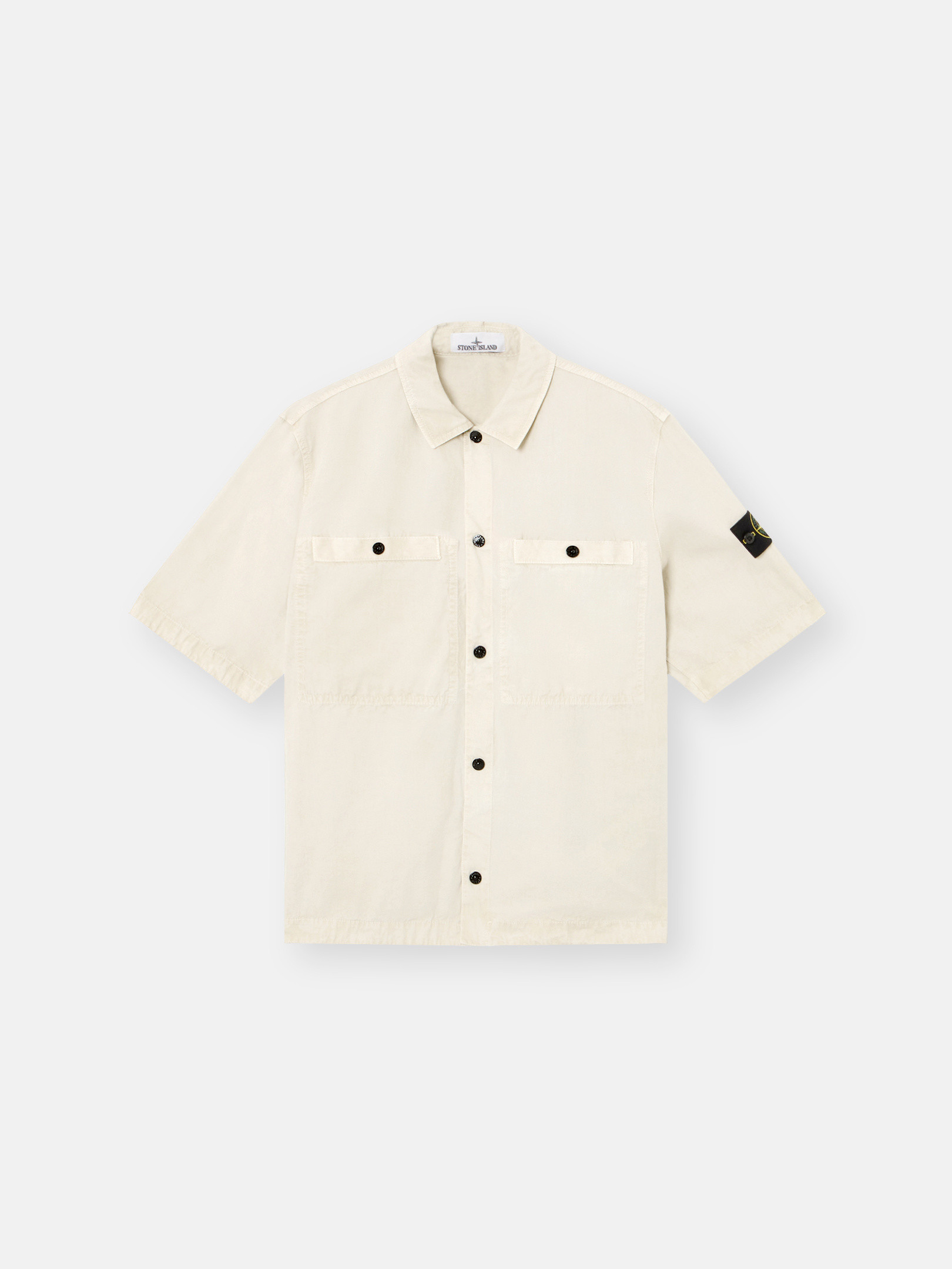 トップス STONE  LIGHT RAW ORGANIC COTTON Stone Island - Gauzed Effect Soft Organic Cotton And Nylon