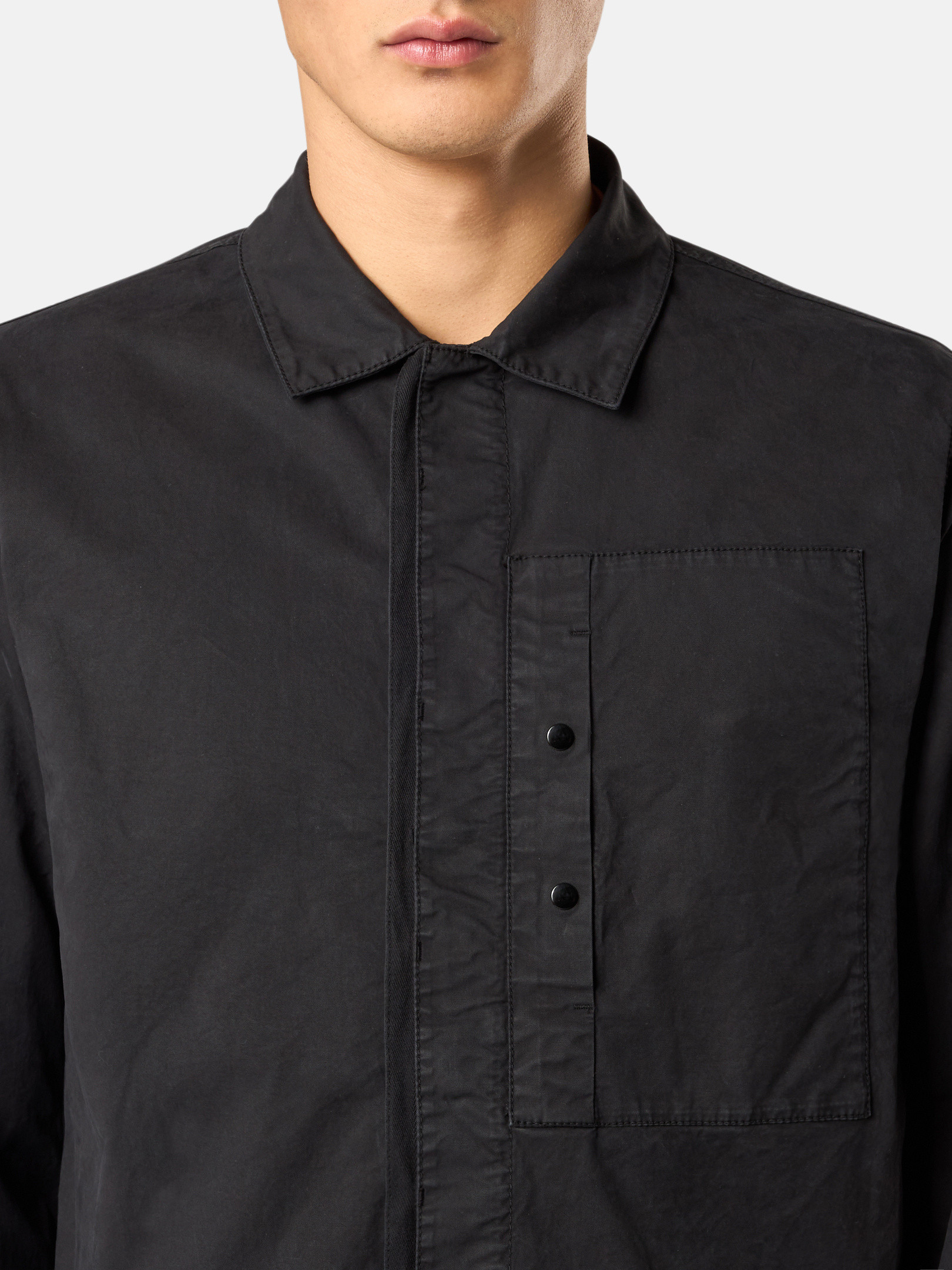Stone Island Ghost シャツジャケット | ブラック | FARFETCH JP