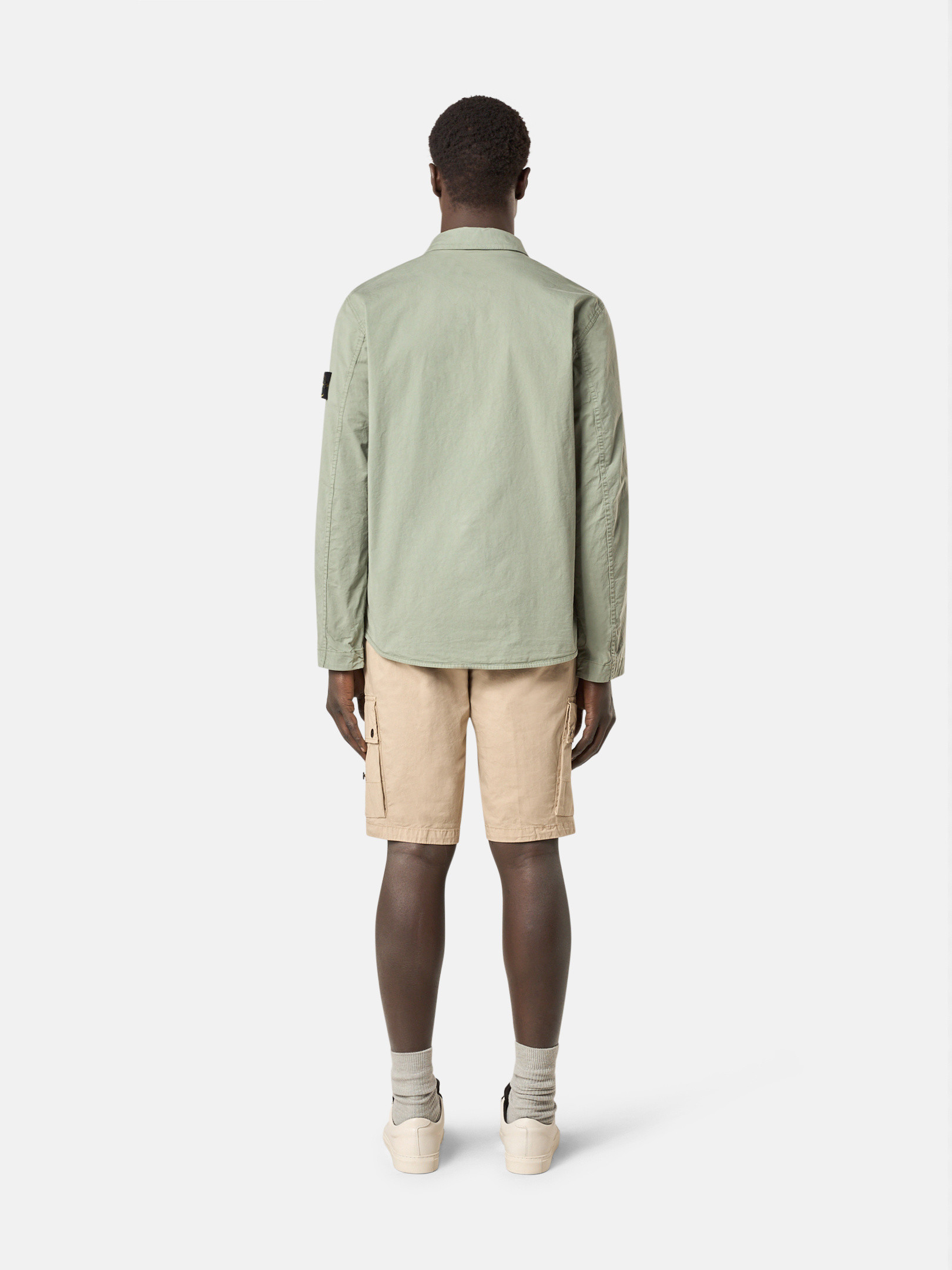 Sage Green 1200033 SUPIMA® COTTON TWILL STRETCH-TC Overshirt Sage Green 1200033 SUPIMA® COTTON TWILL STRETCH-TC Overshirt