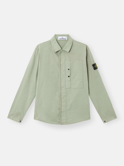 Sage Green 1200033 SUPIMA® COTTON TWILL STRETCH-TC Overshirt Sage Green 1200033 SUPIMA® COTTON TWILL STRETCH-TC Overshirt