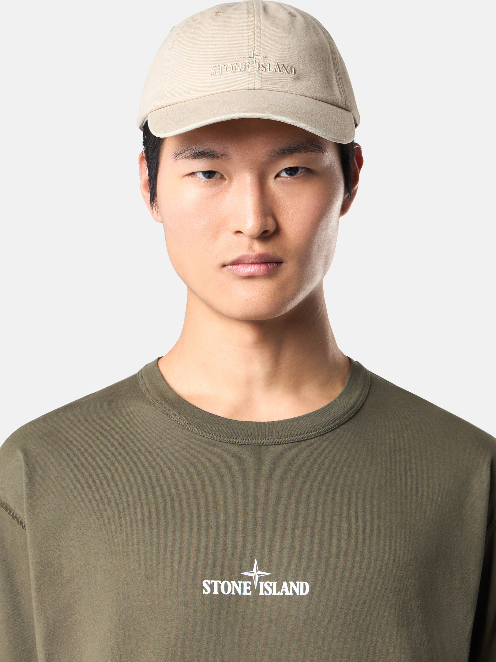 ミリタリーグリーン 2100004 COMBED ORGANIC COTTON JERSEY T