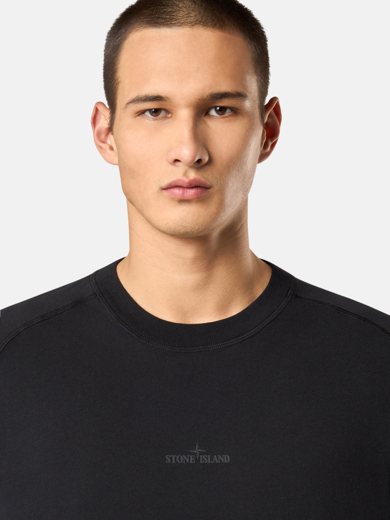 Black 2100005 ORGANIC COTTON JERSEY Slim-fit long-sleeve T