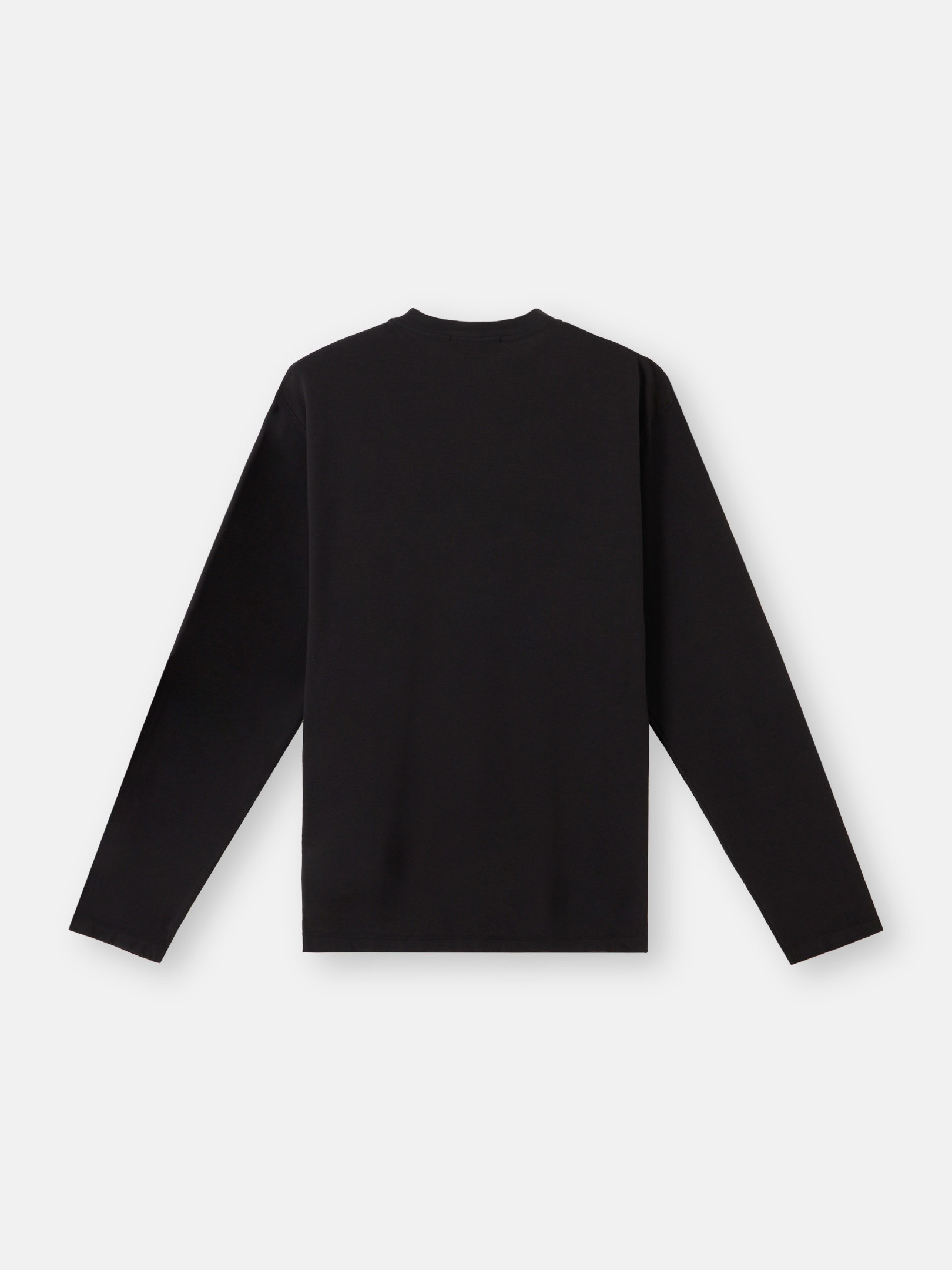 Black 510C4 LIGHT PURE RWS WOOL Crewneck Sweater with