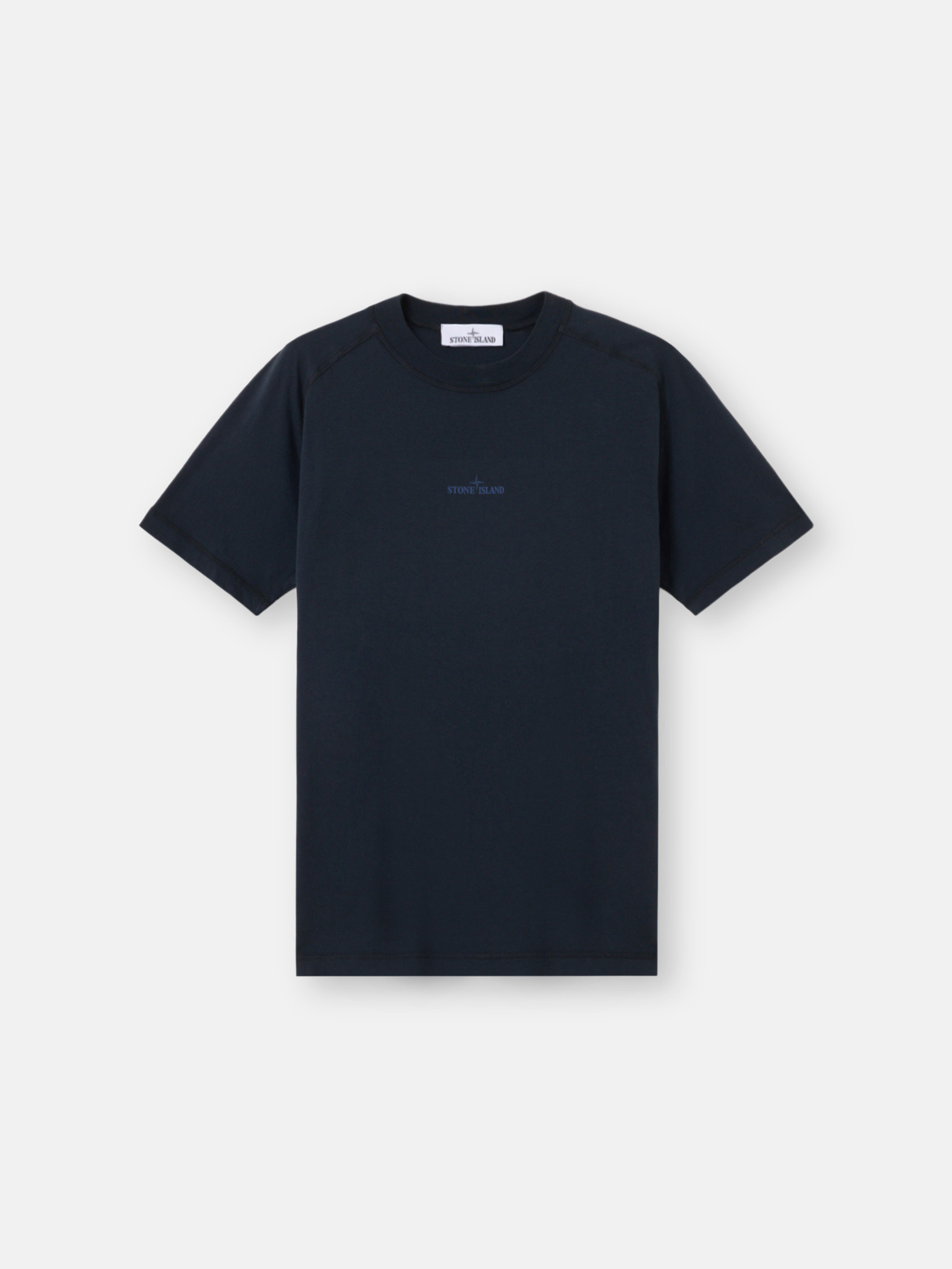 Tシャツ・カットソー STONE  Dark Blue Cotton T-Shirt 26062211r_1.jpg?m=1700562625