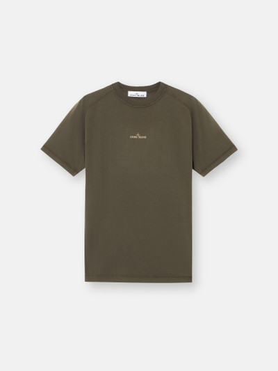 Tシャツ・カットソー STONE  Men T Shirts K1S152100039S0013 V0054 GREEN Compass t-shirt | Stone Island | OTTODISANPIETRO