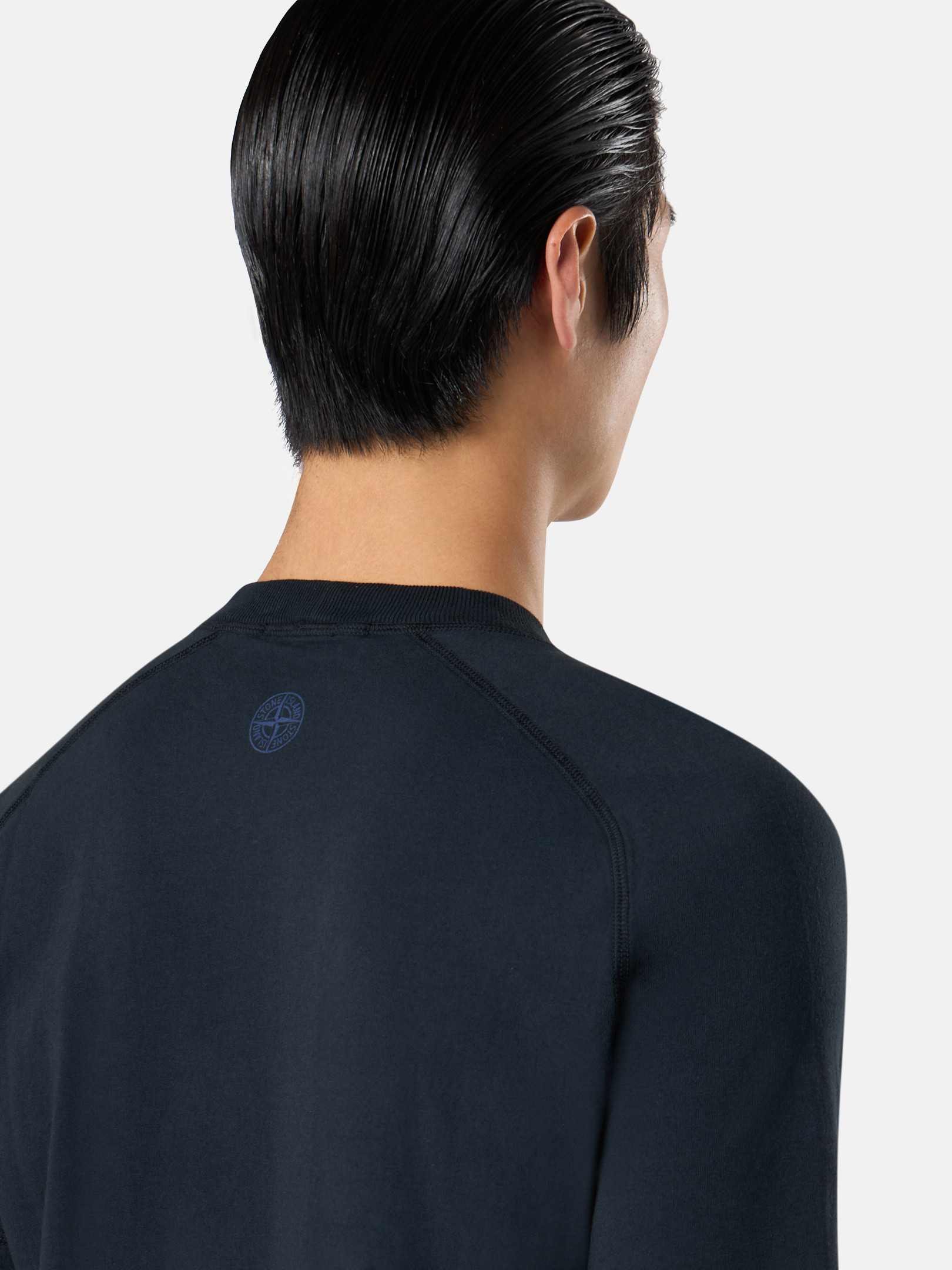 13ss「STONE 」Navy Switching Shirt The Utility Shirt in Navy Low Twist