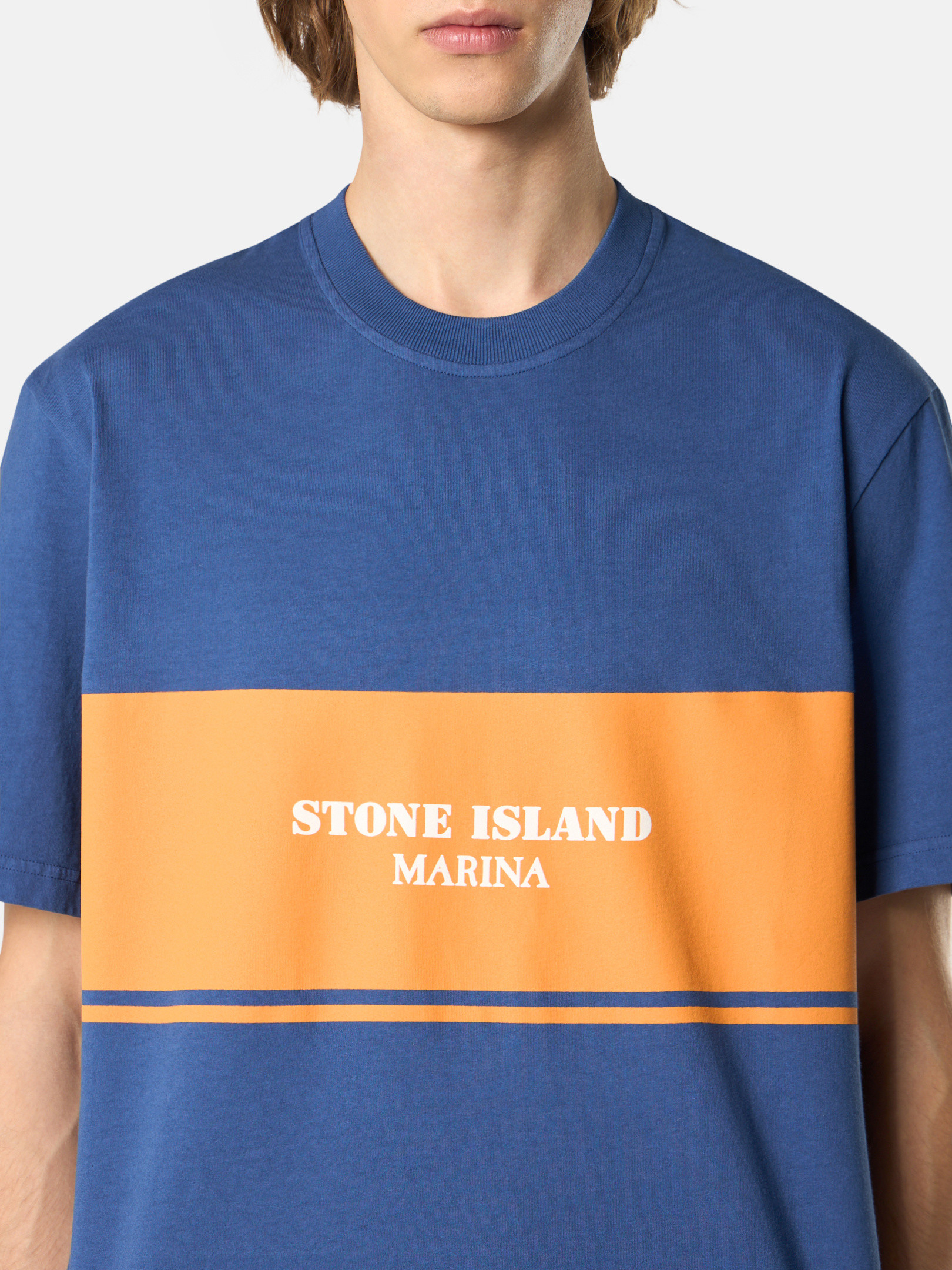 STONE ｜ (2100024 Combed Organic Cotton Jersey_Sto Stone Island 2100016 Combed Organic Cotton Jersey in Purple
