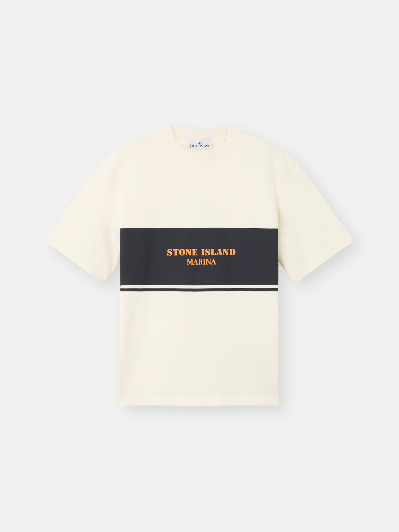 STONE ｜ (2100024 Combed Organic Cotton Jersey_Sto Navy Blue 2100024 COMBED ORGANIC COTTON JERSEY_STONE ISLAND