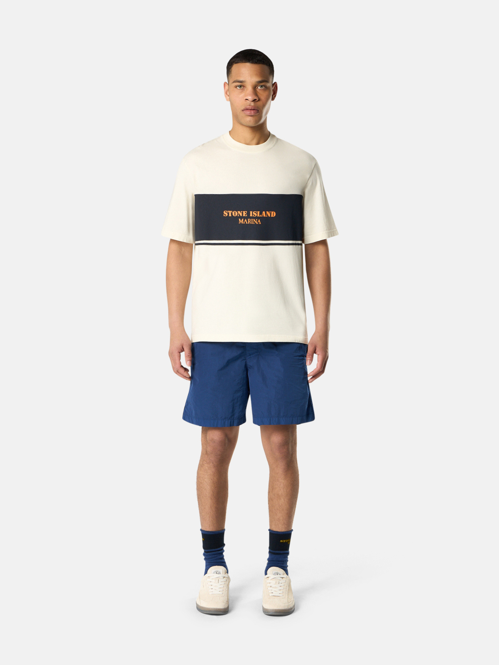 Ivory 2100024 COMBED ORGANIC COTTON JERSEY_STONE ISLAND