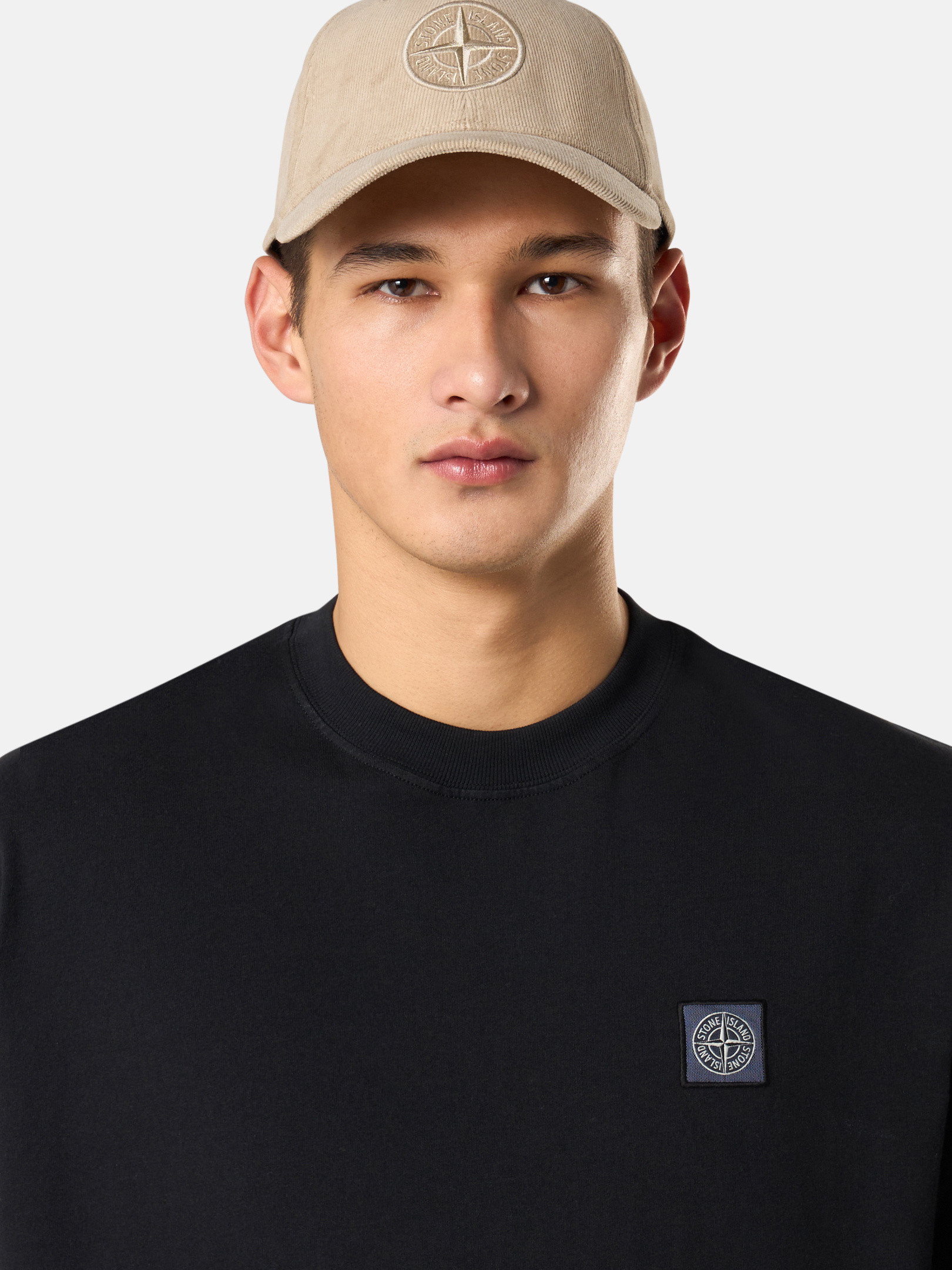 Black 2100034 COMBED ORGANIC COTTON JERSEY Short-sleeve T