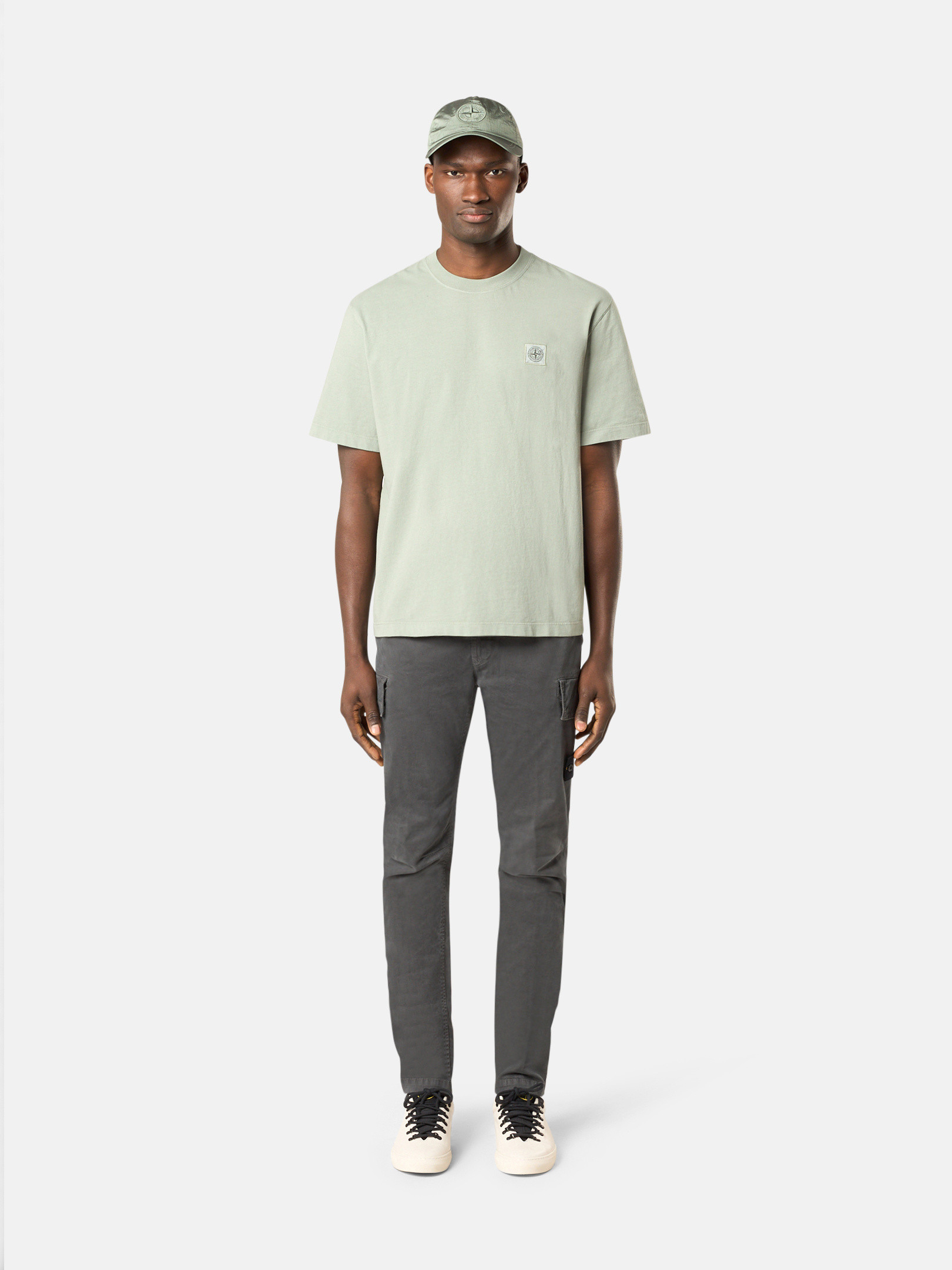 カーキ STONE ISLAND(ストーンアイランド) スウェット