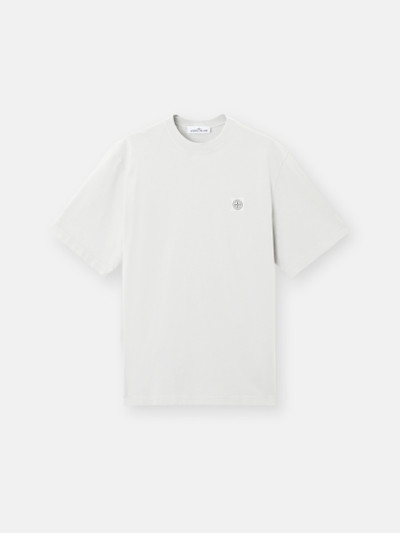 Pearl Grey Short-sleeve T-shirt with Compass patch 2100034