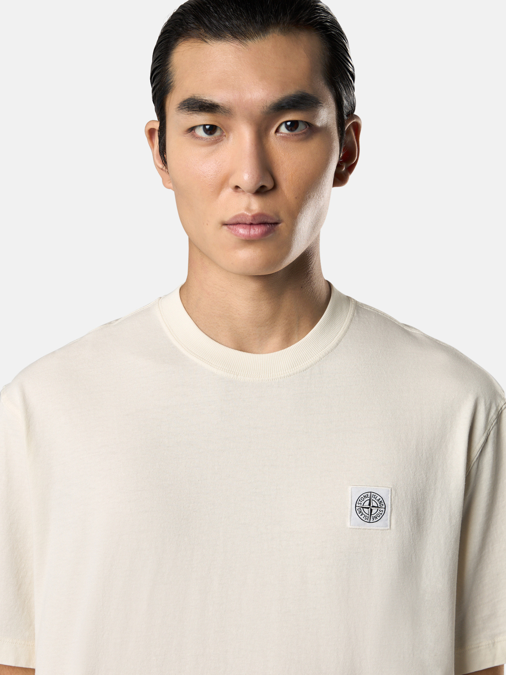 アイボリー 2100034 COMBED ORGANIC COTTON JERSEY ショート