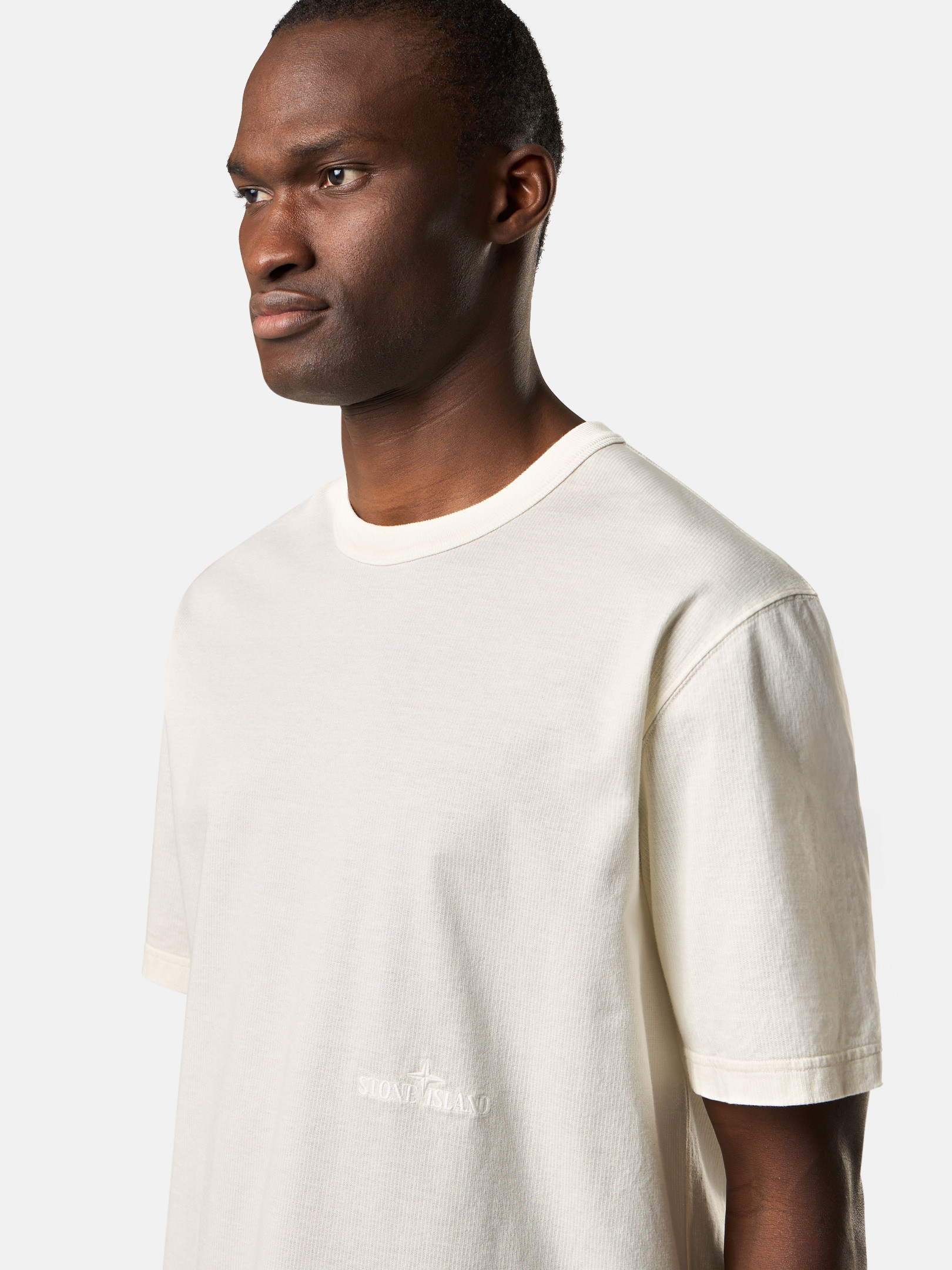 Ivory 2100038 TEXTURED MERCERIZED COTTON JERSEY Short-sleeve