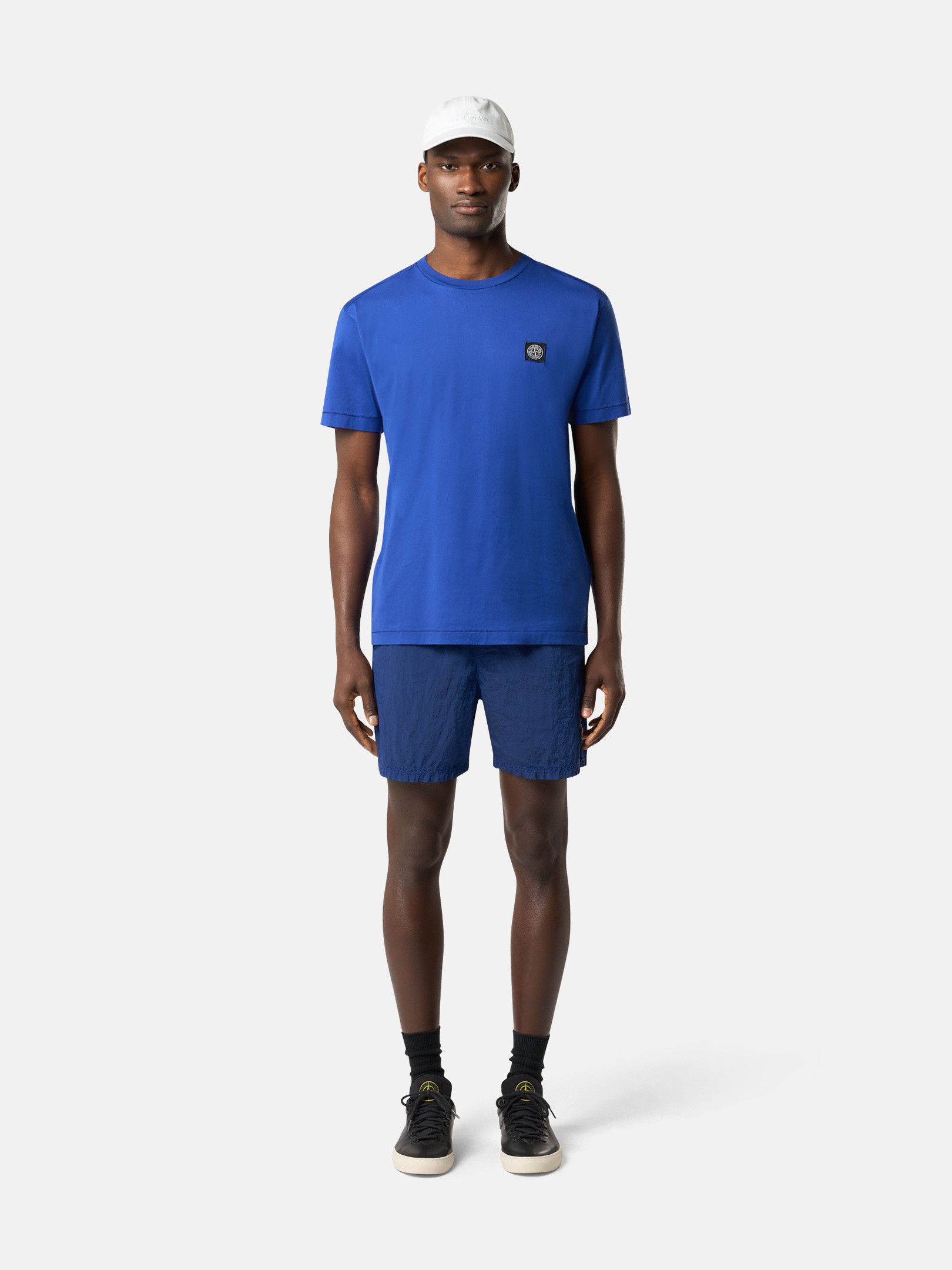 Bright Blue 2100039 60/2 COTTON JERSEY Slim fit T-shirt with