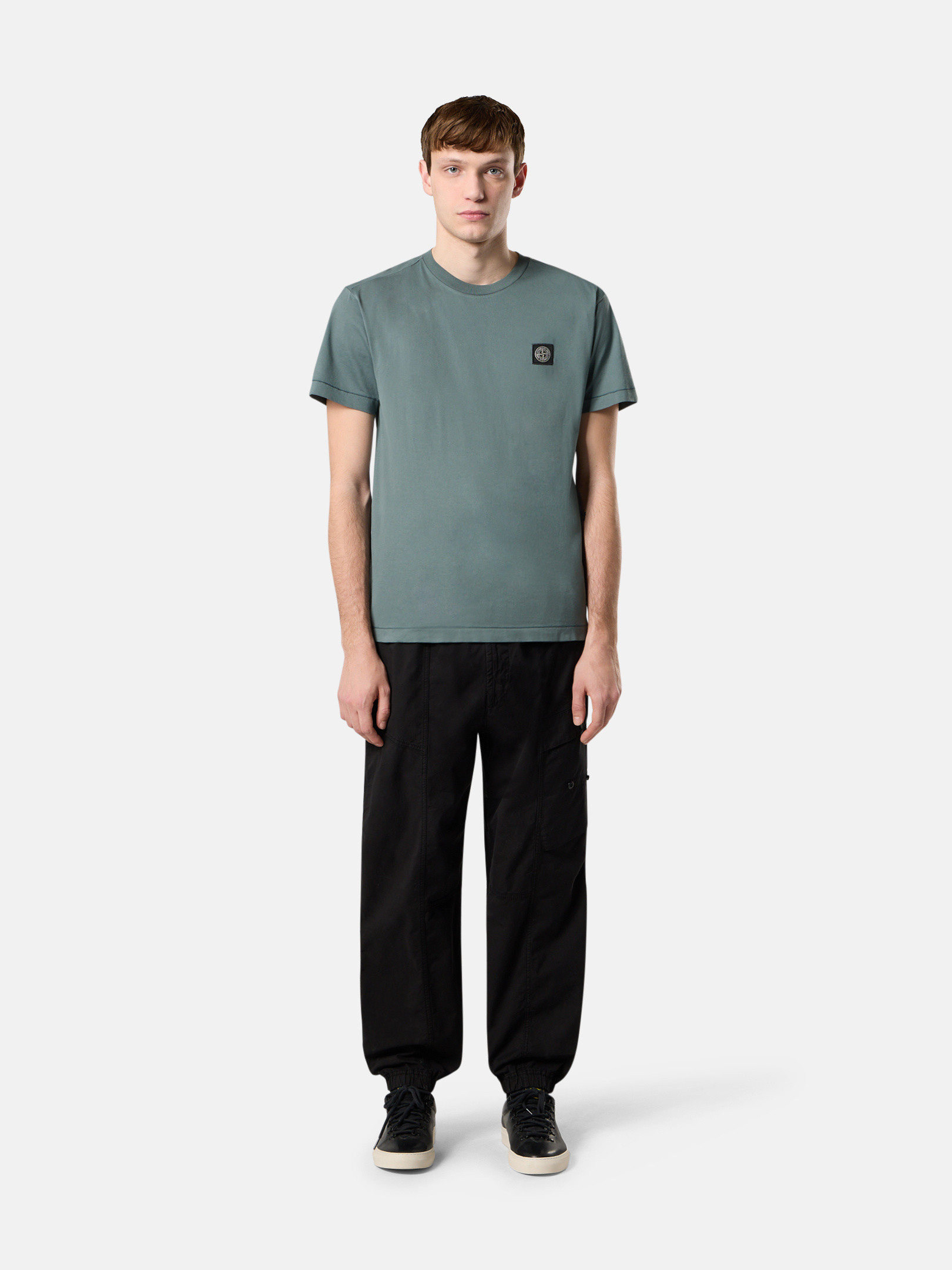 ボトルグリーン 2100039 60/2 COTTON JERSEY スリムフィット T