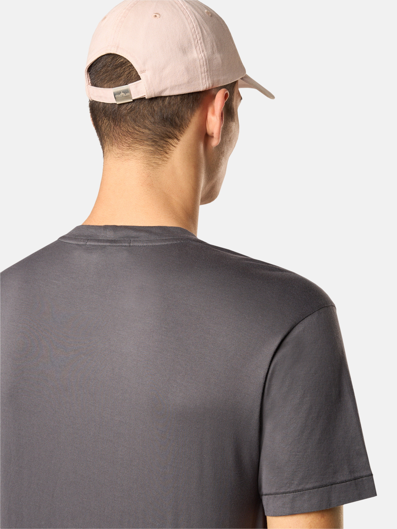 Charcoal Grey 2100039 60/2 COTTON JERSEY Slim-fit T-shirt