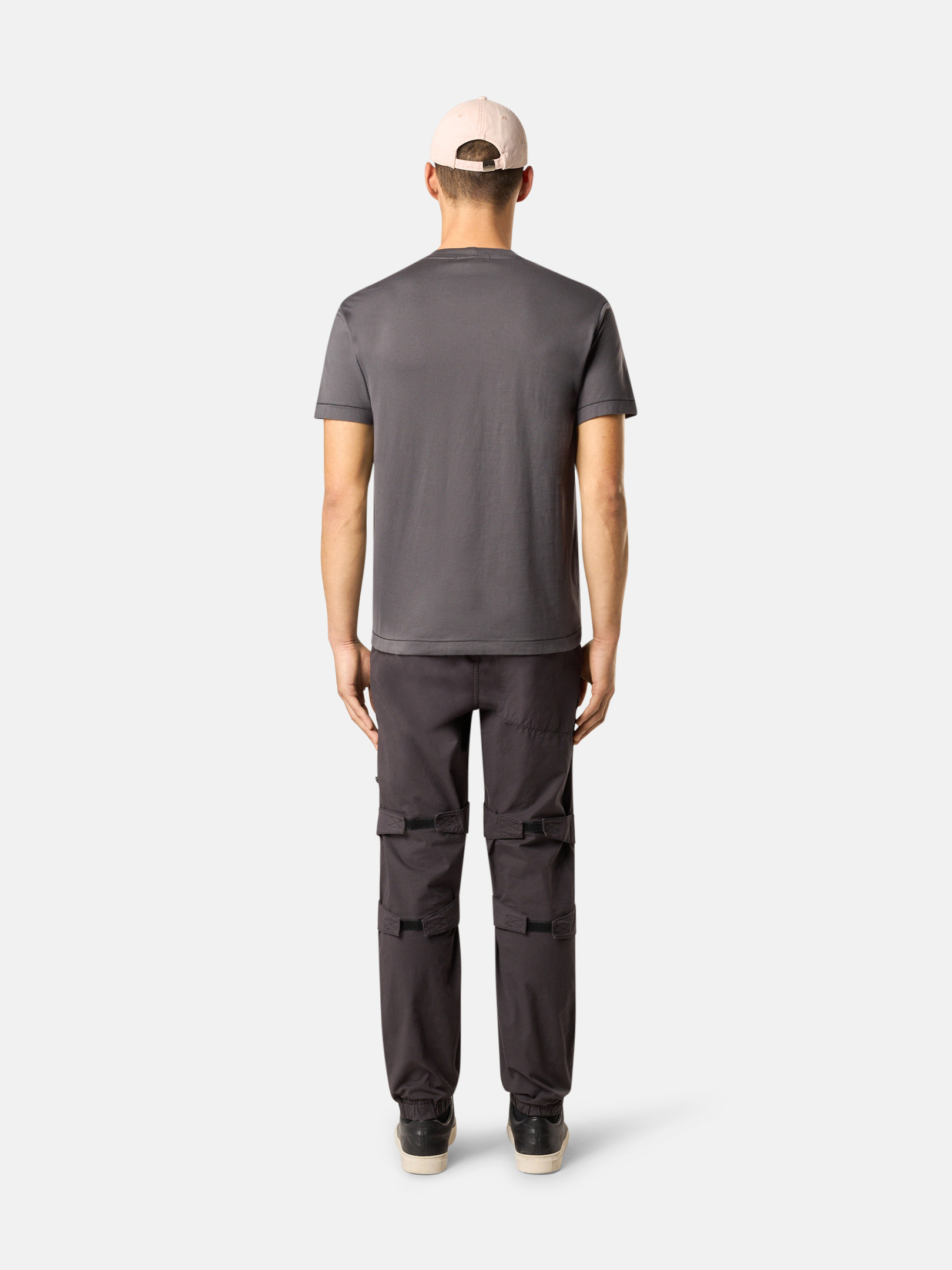 Charcoal Grey 2100039 60/2 COTTON JERSEY Slim-fit T-shirt