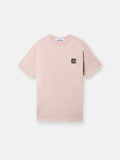 Tシャツ・カットソー Stone  Cotton jersey t-shirt Anthracite Cotton Jersey Slim Fit T-Shirt - STONE ISLAND