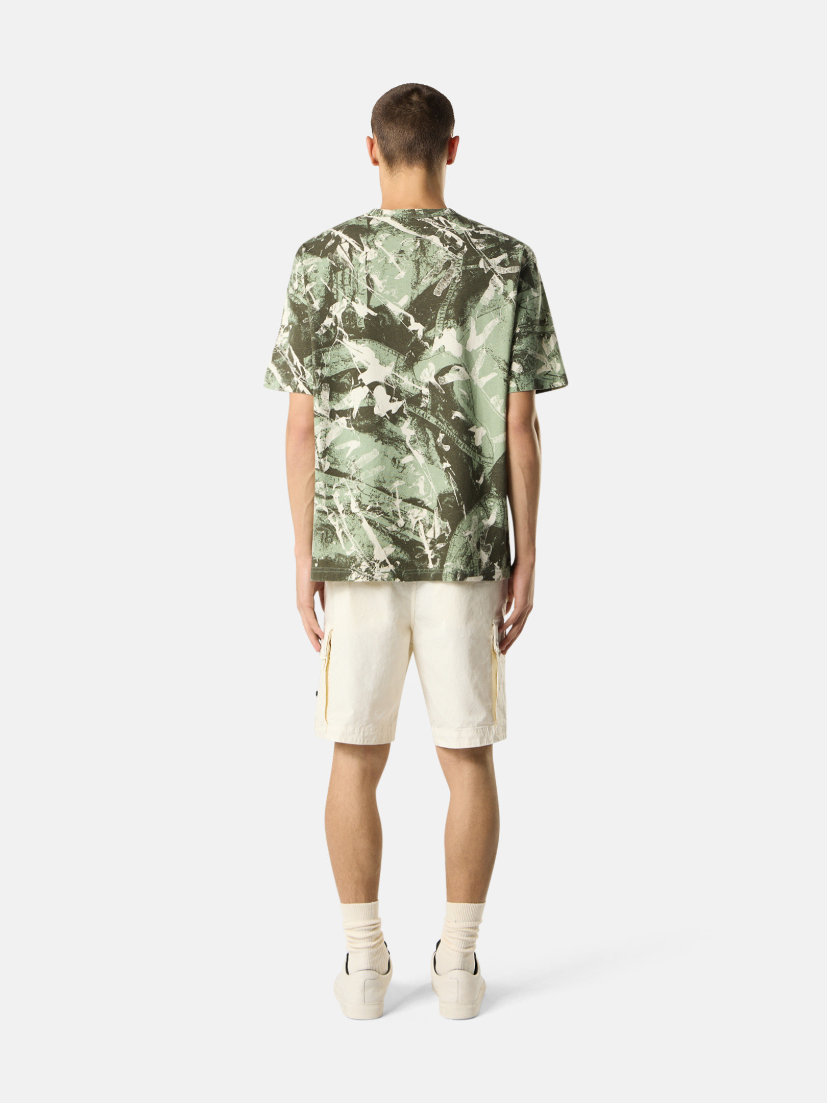 【STONE 】COMBED ORGANIC COTTON JERSEY ミニタリー ジュニパー 2100025 COMBED ORGANIC COTTON JERSEY レギュラー