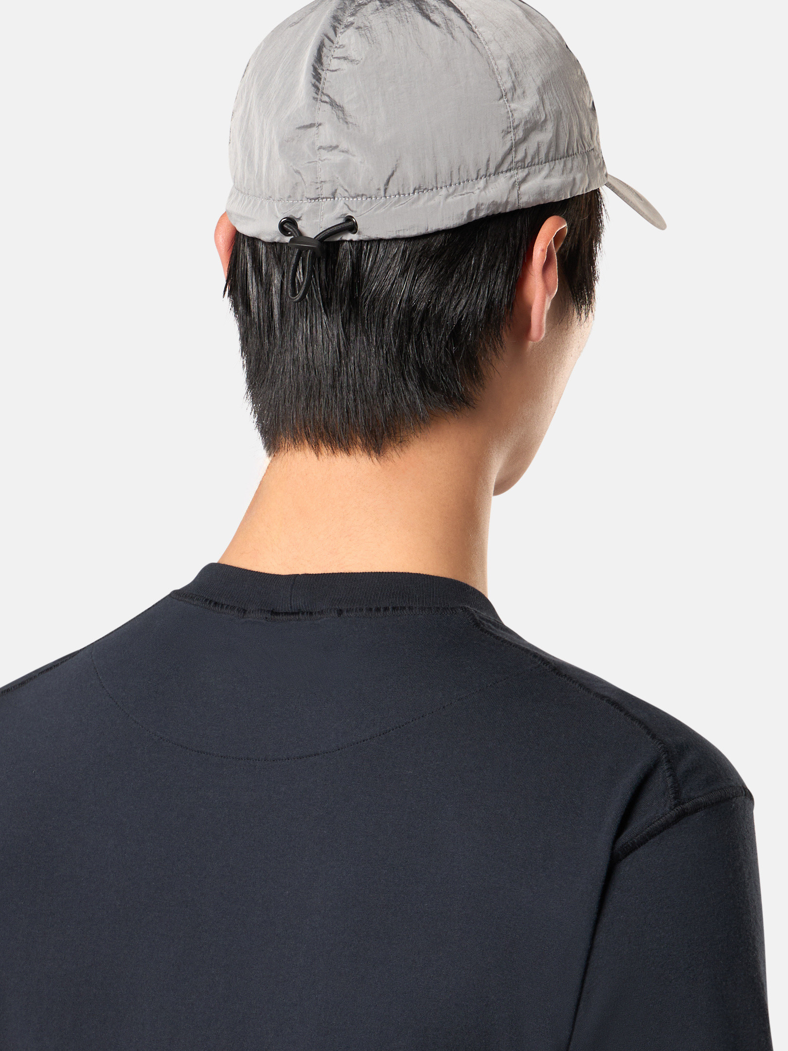 ネイビーブルー スリムフィット ショートスリーブ Tシャツ