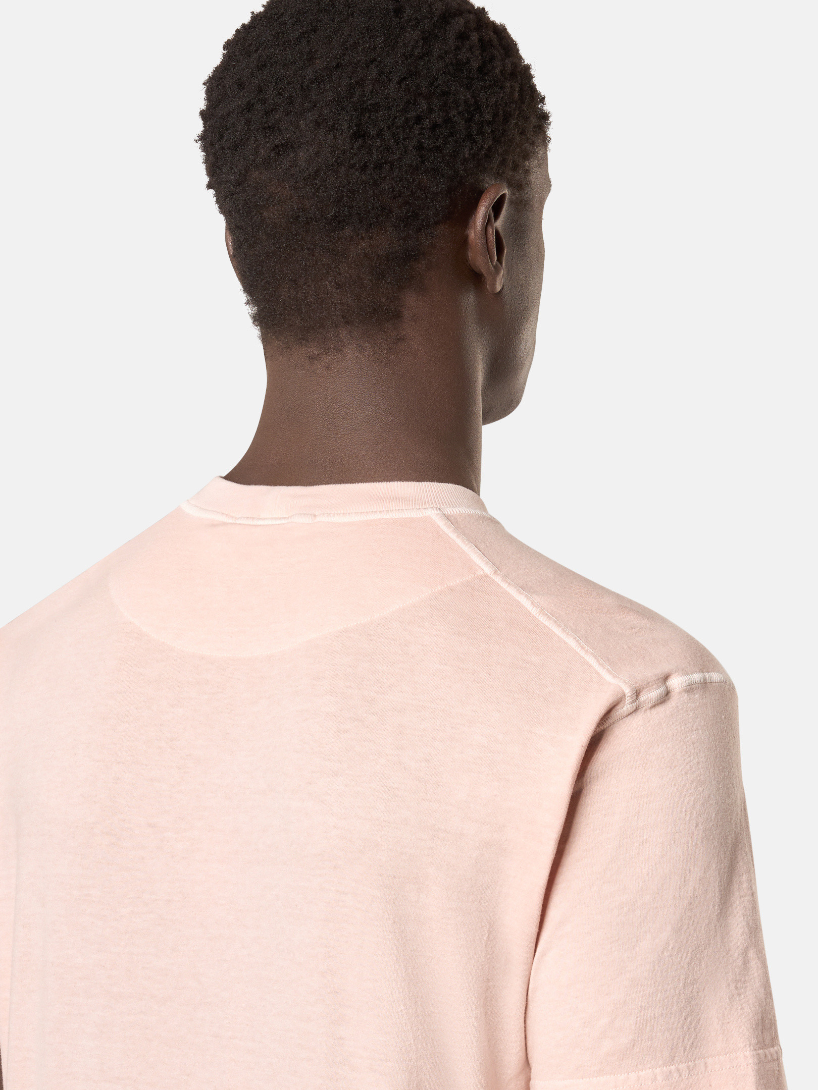 STONE ｜ (2100219 Organic Cotton Jersey 'FISSATO' Stone Island - Organic Cotton jersey 'Fissato' Effect T