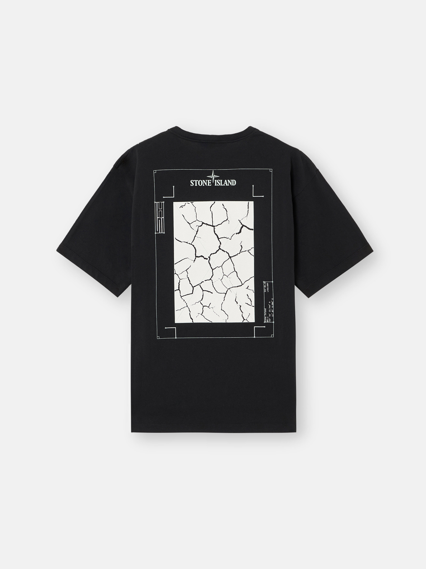 STONE ｜ (21002RC Copass Logo Cotton T-Shirt (K1S1 Black 21002RC COMBED ORGANIC COTTON JERSEY Short-sleeve T