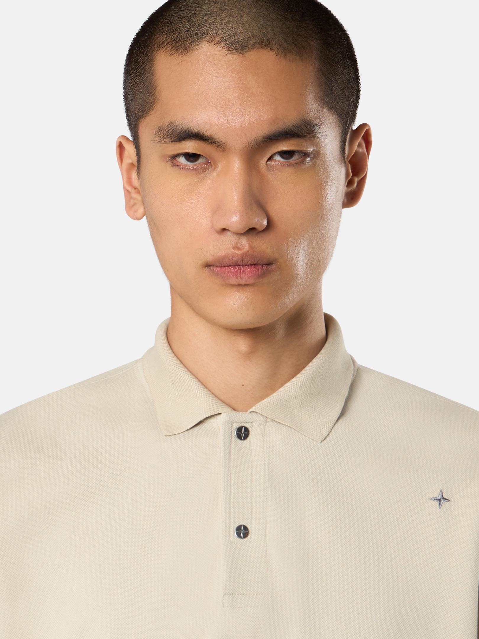 サンド 2200203 50/2 ORGANIC COTTON PIQUÉ_STONE ISLAND