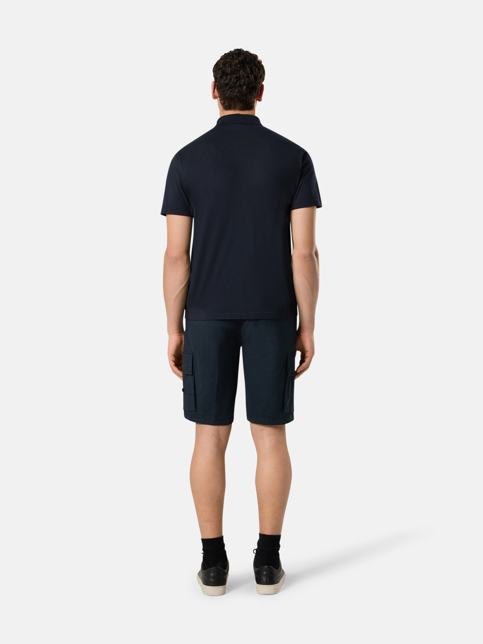 Tシャツ・カットソー STONE  Cotton jersey polo shirt (2200205 S0057V0029) K1S152200205S0057V0029_F.jpg