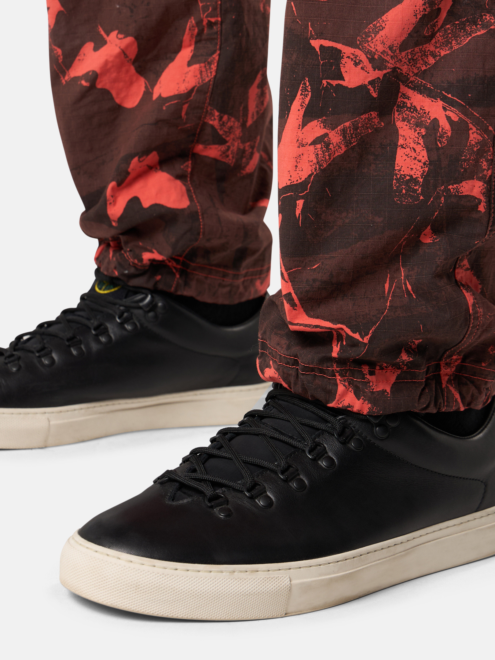 Black 3100028 SCAN CAMO ON STRETCH RIPSTOP-OVD Loose-fit