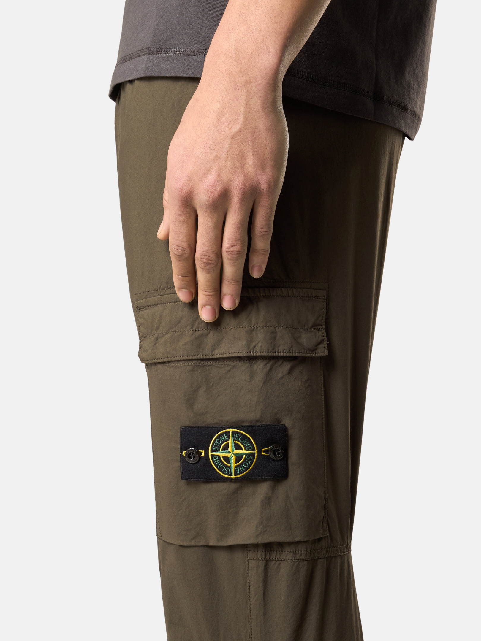 AMERI CARGO SLACKS PANTS グリーン S 極美品 裾リブ - メルカリ