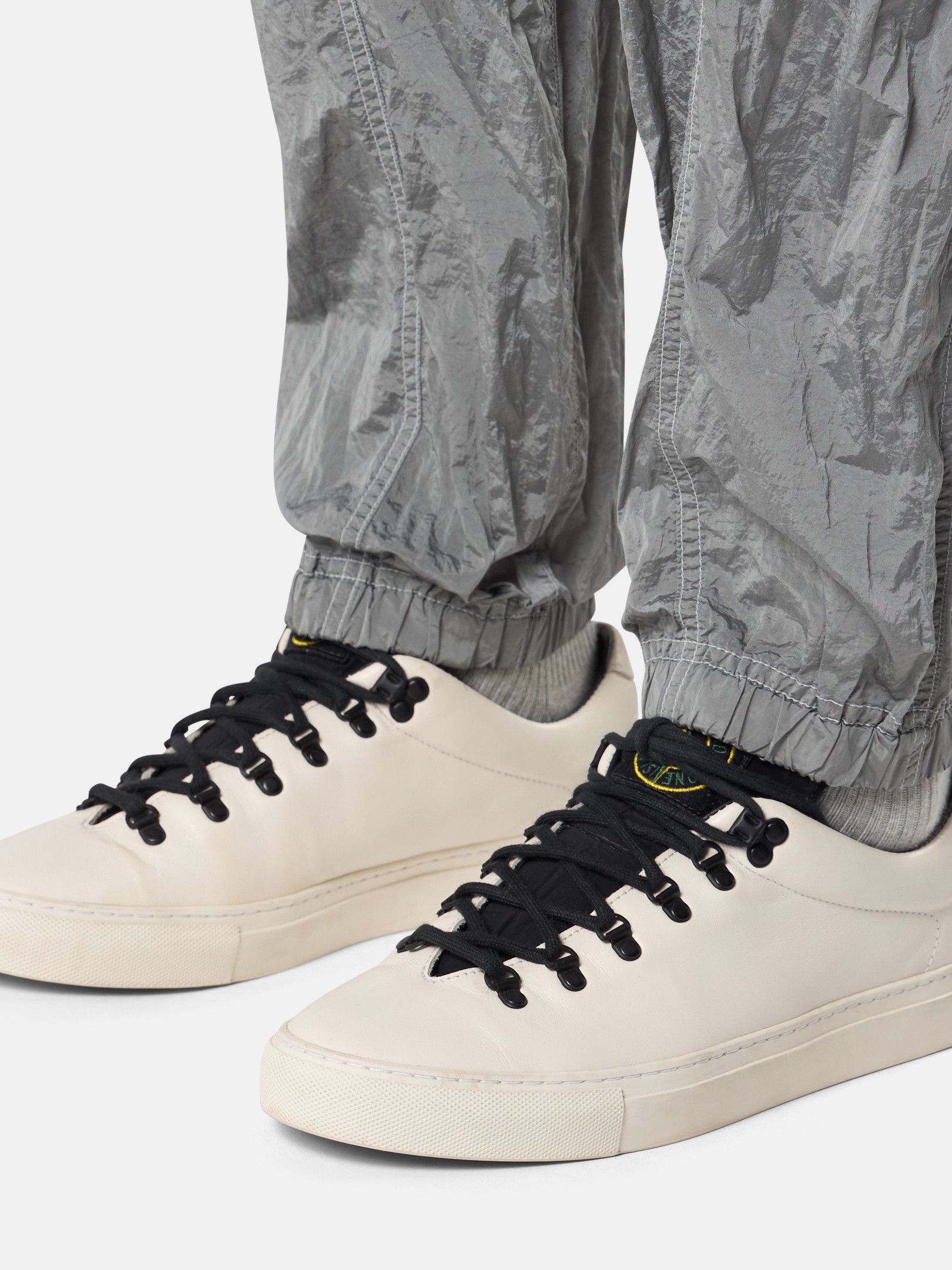 Pearl Grey 3100032 NYLON METAL IN ECONYL® Loose fit jogger