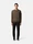 3100303 BRUSHED ORGANIC COTTON CANVAS 'OLD' EFFECT ブラック Stone Island