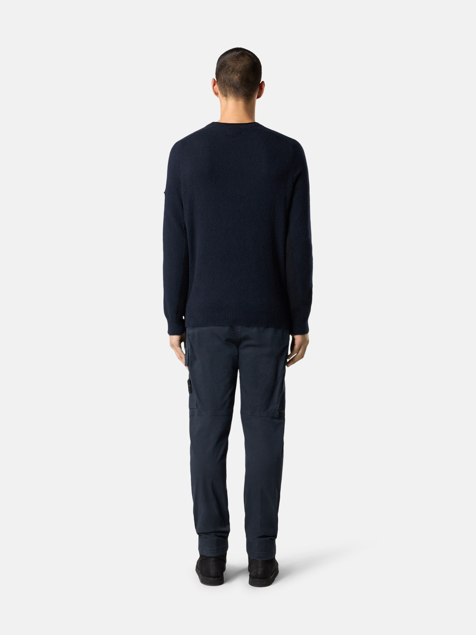 Blue 3100304 STRETCH ORGANIC BROKEN TWILL COTTON 'OLD