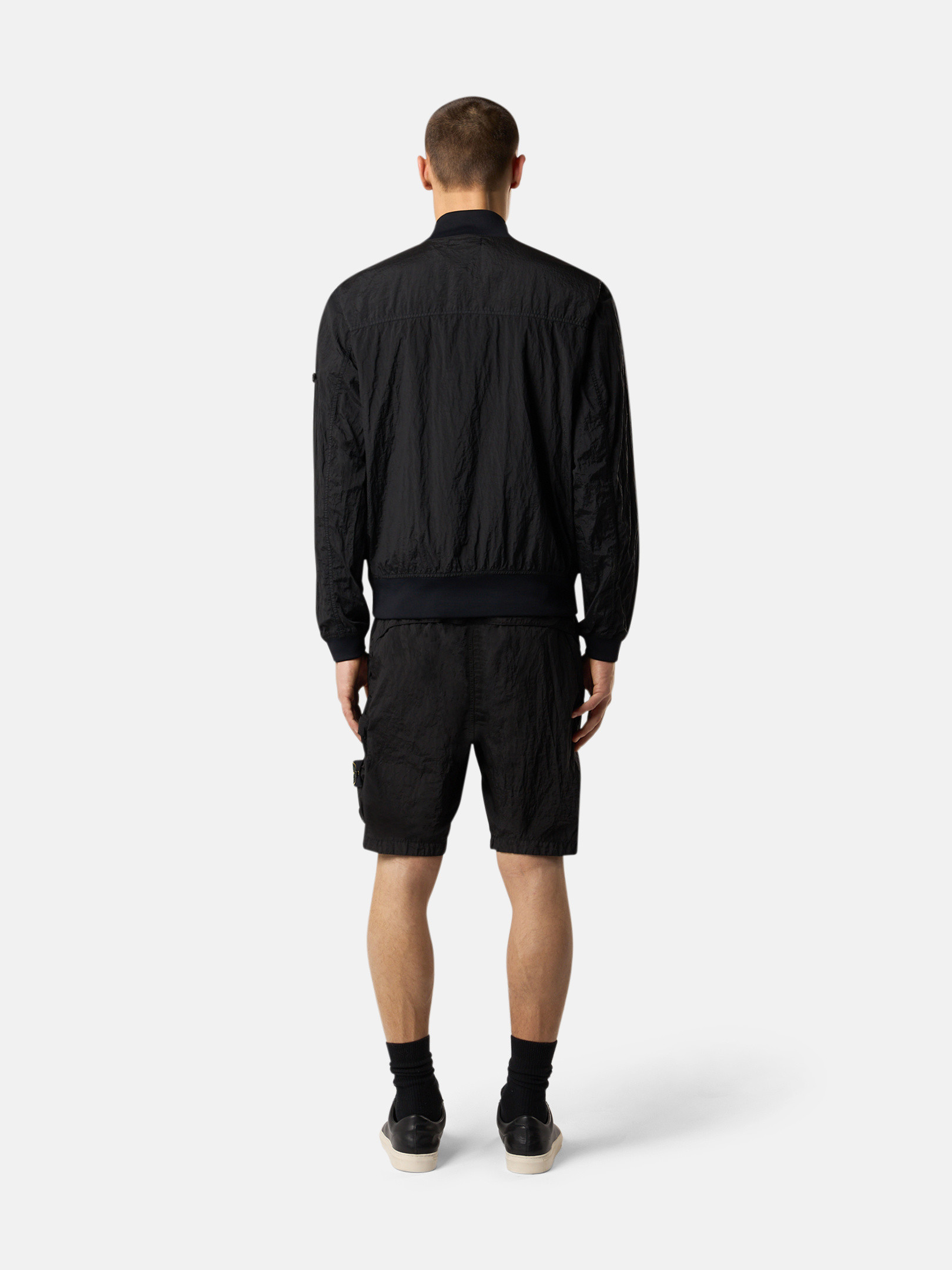 Black 4100019 NYLON METAL WATRO-TC IN ECONYL® Bomber jacket