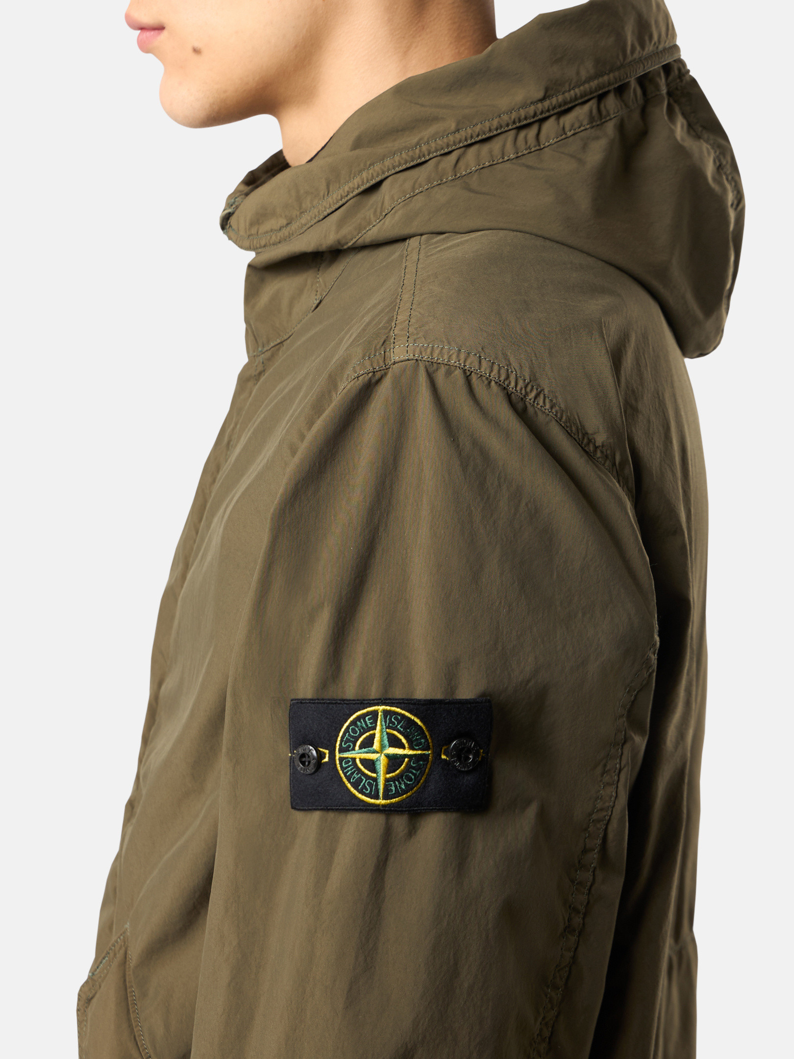 【関税込み】STONE  LIGHT COMPACT TOUCH POLY-TC' PARKA Stone Island Light Compact Touch Poly-TC Parka Military