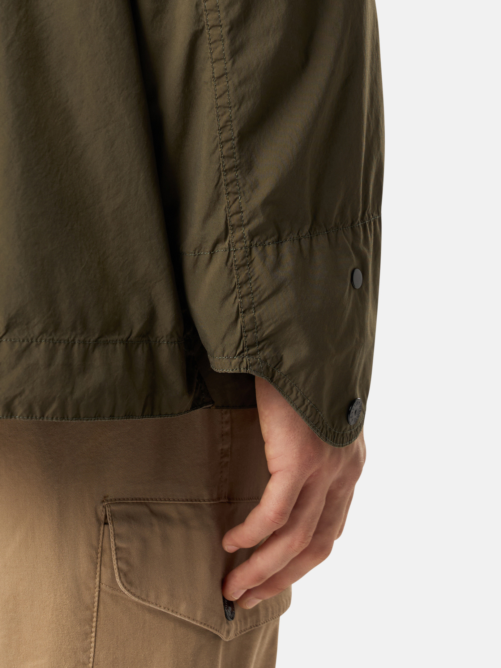 Military Green 4100029 LIGHT COMPACT TOUCH POLY-TC Parka