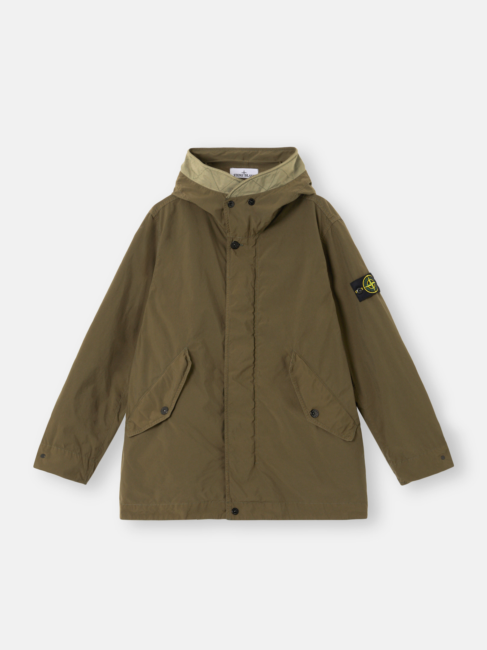 Military Green 4100029 LIGHT COMPACT TOUCH POLY-TC Parka