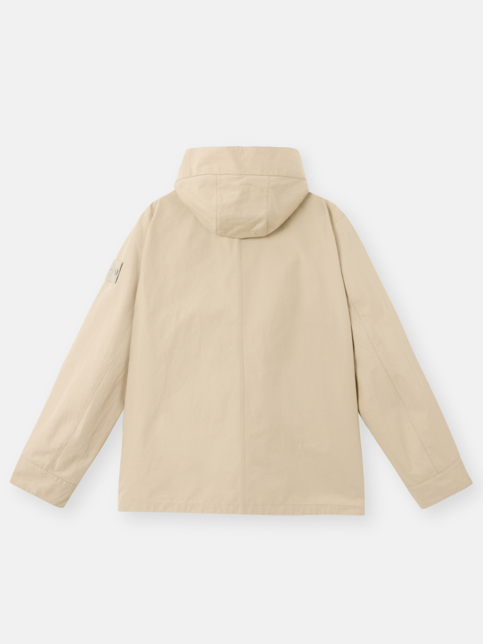 Beige 4100035 WEATHERPROOF COTTON CANVAS_STONE ISLAND GHOST