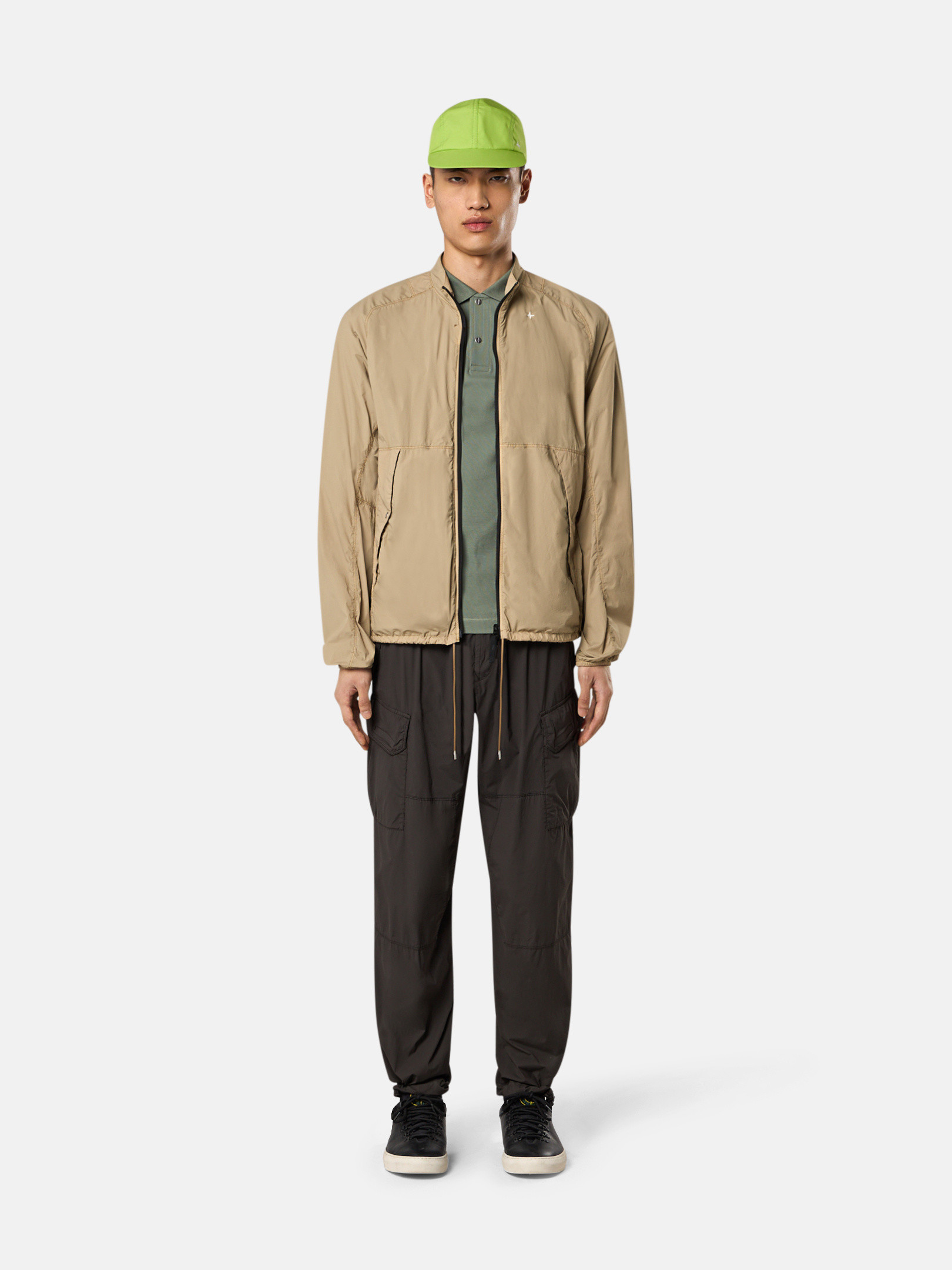 ジャケット・アウター STELLINA 4100054 SKIN TOUCH NYLON-TC Biscuit 4100054 SKIN TOUCH NYLON-TC_STONE ISLAND STELLINA