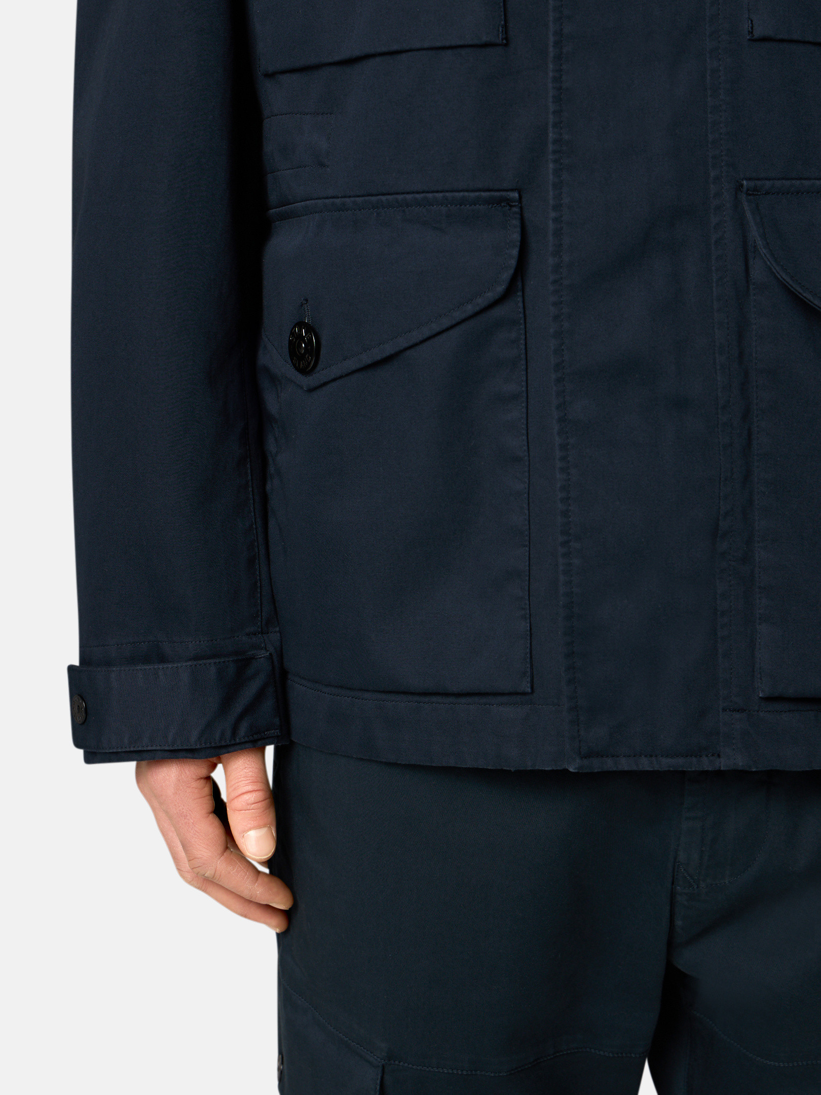 Navy Blue 4100064 RASO GOMMATO 3L, ORGANIC COTTON Breathable