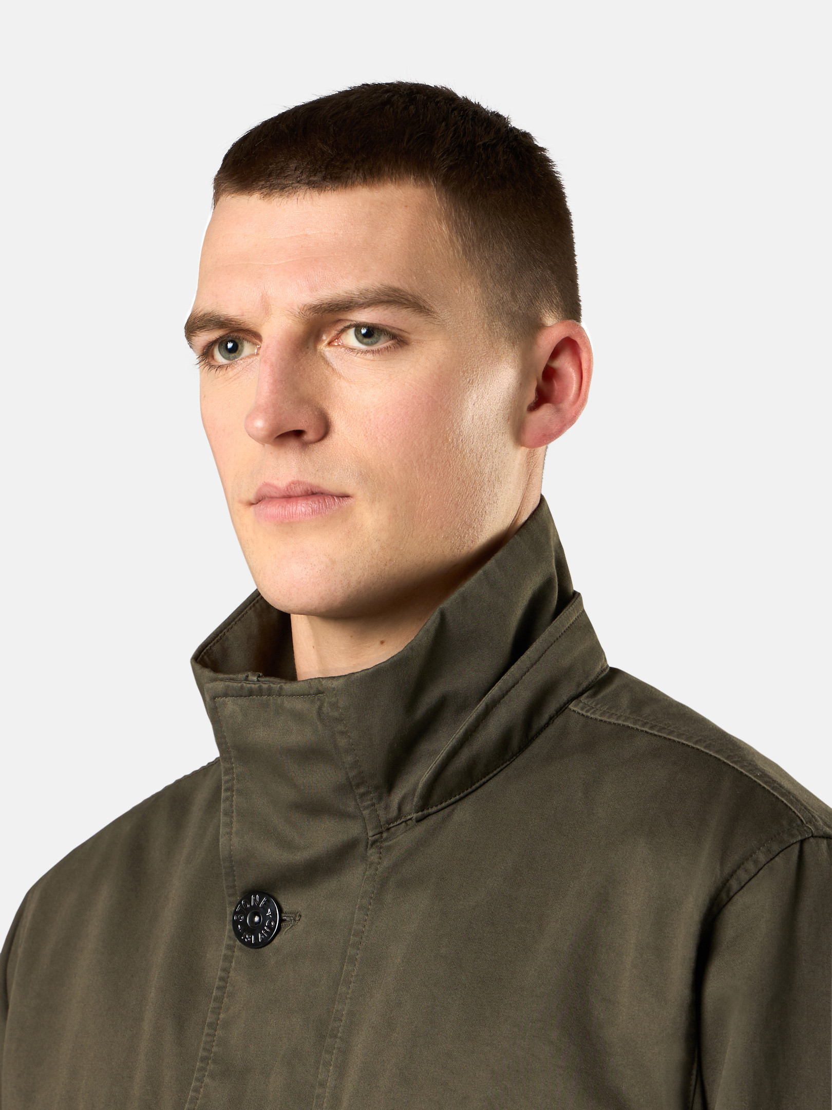 ミリタリーグリーン 4100064 RASO GOMMATO 3L, ORGANIC COTTON ミリタリーグリーン 4100064 RASO GOMMATO 3L, ORGANIC COTTON