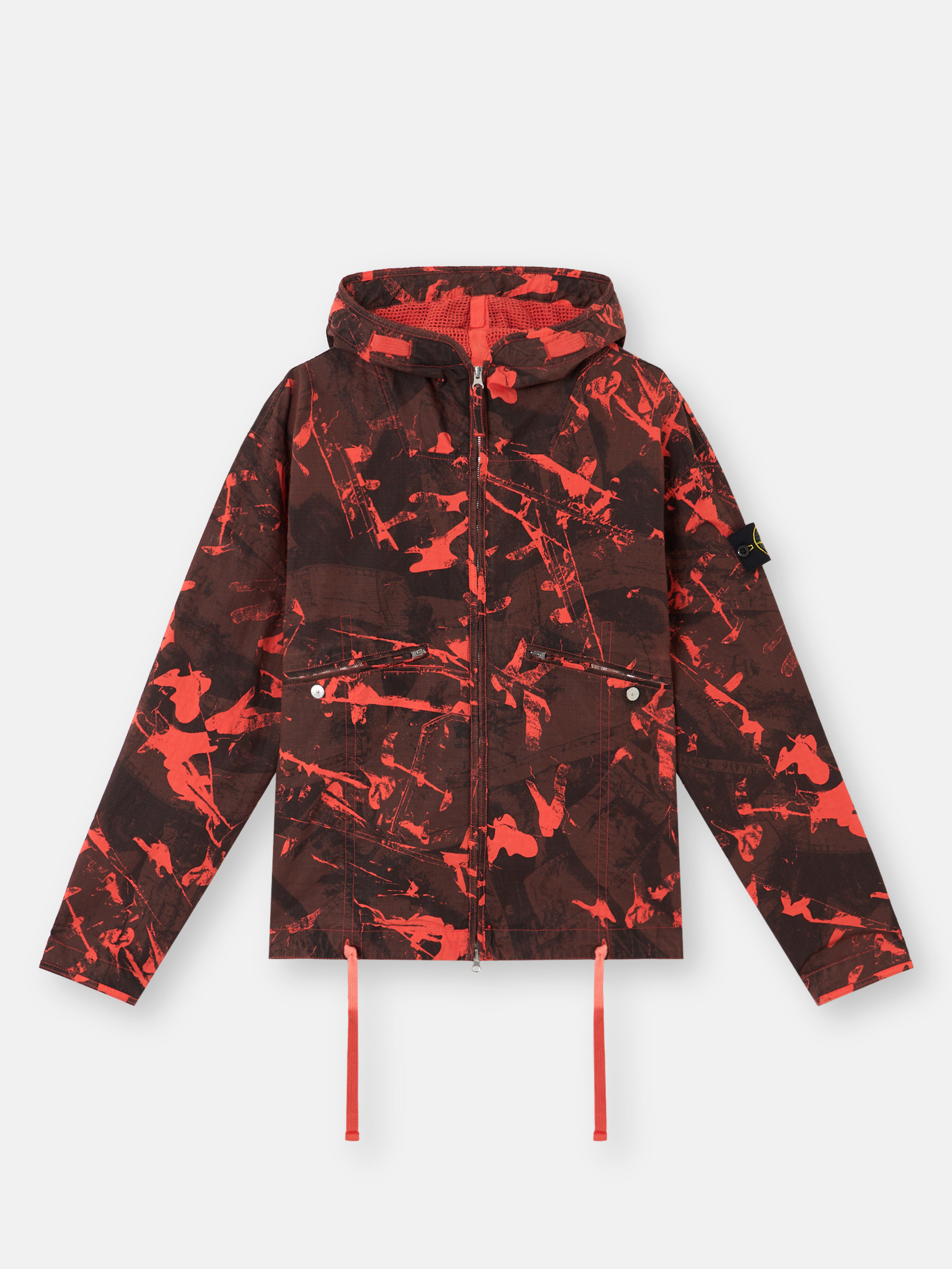 激安店舗 Black 4100069 SCAN CAMO ON STRETCH RIPSTOP-OVD Hooded jacket 小物