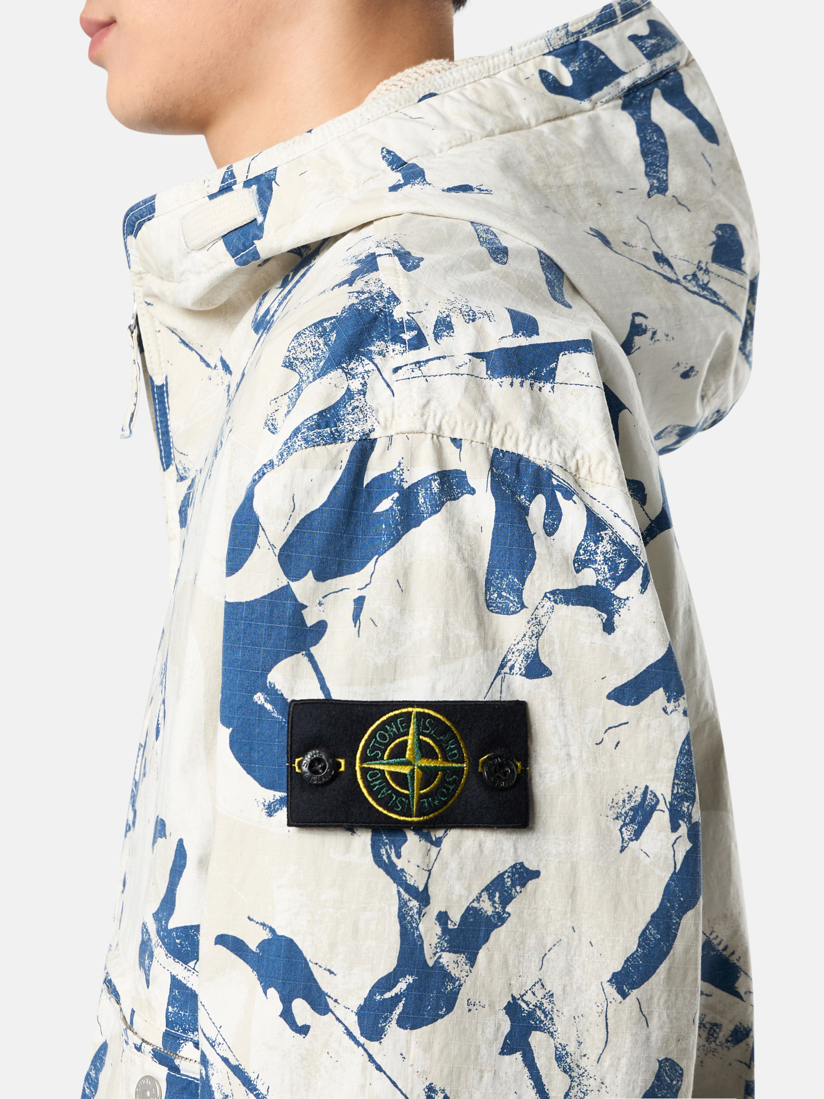 Desert 4100069 SCAN CAMO ON STRETCH RIPSTOP-OVD Hooded